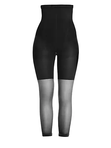 Buy SPANX® High Waisted Thigh Shaping Black Tights from the Next