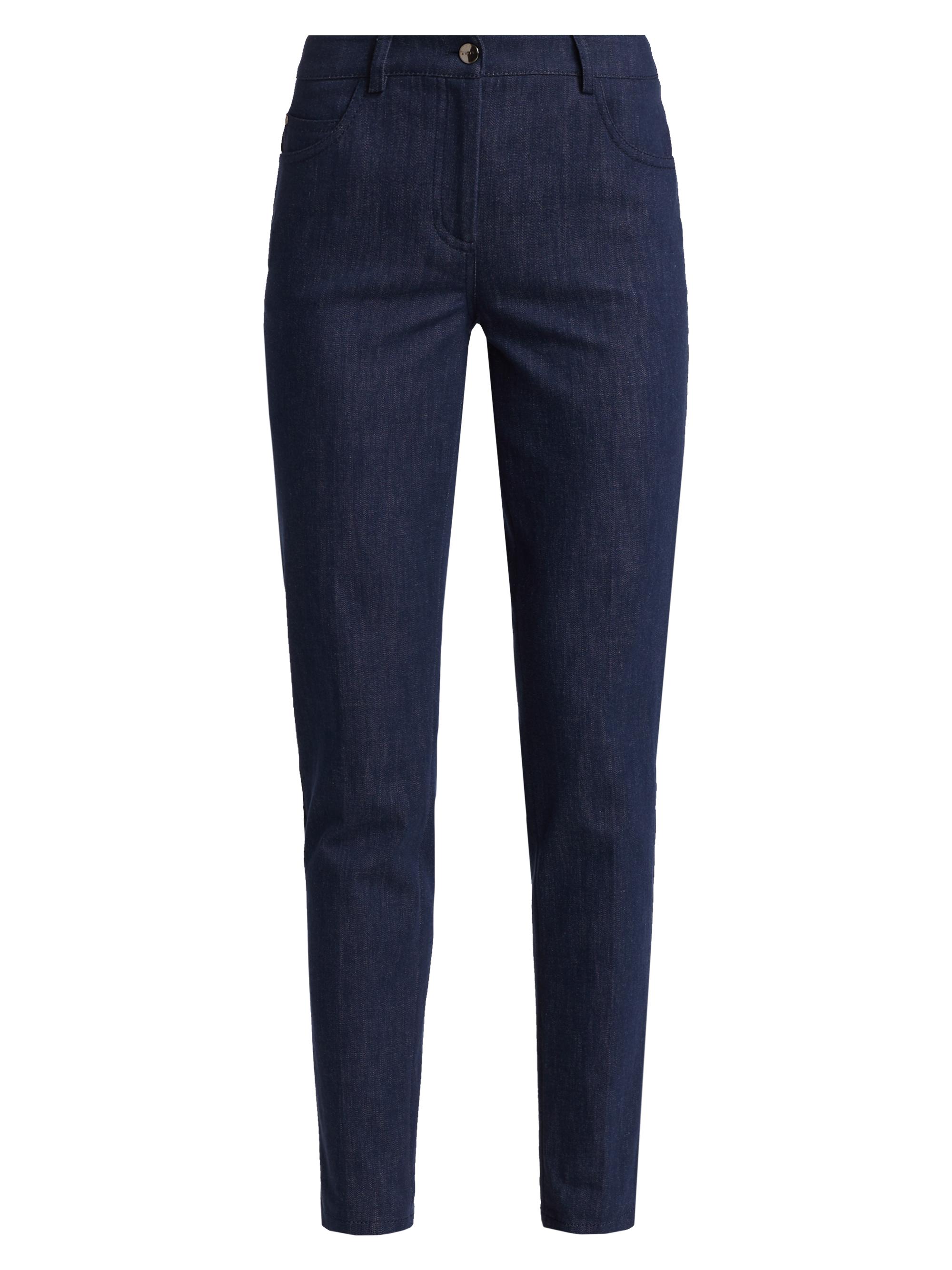 Akris Women's Magda Elasticized Cuffed Trousers - Denim