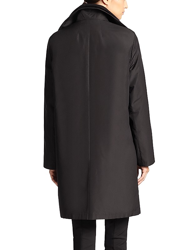 Shop Akris O'Neil Double-Layer Coat | Saks Fifth Avenue Shop Akris O'Neil Double-Layer Coat | Saks Fifth Avenue