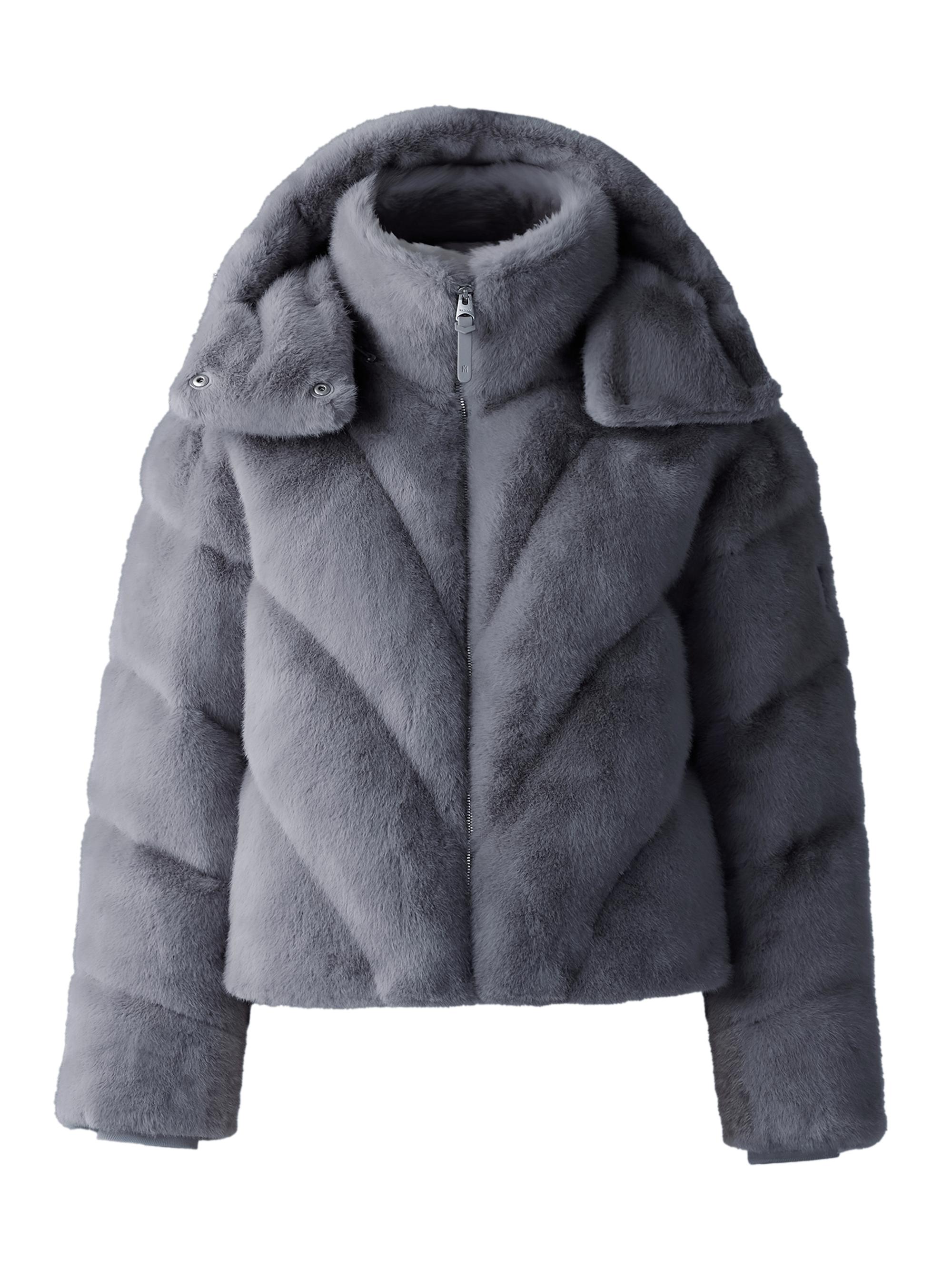 Mackage Anik Brushed Faux-Fur Down Jacket | Saks Fifth Avenue