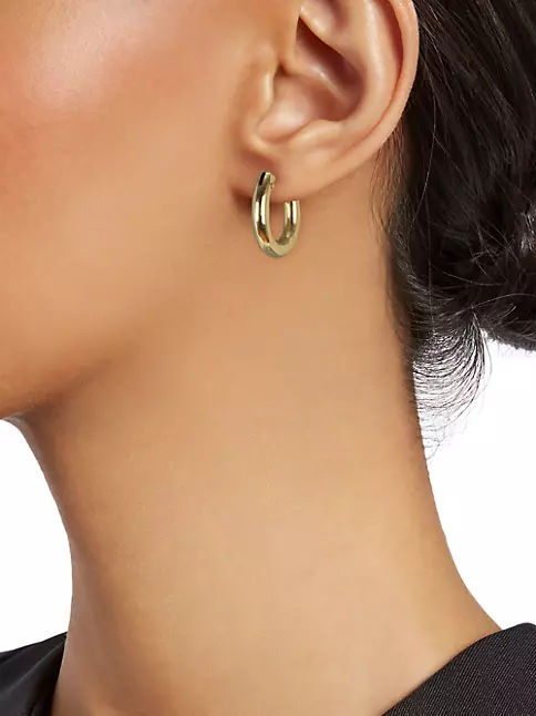 Top Paris Jewelry Accessories Women Hoop Earrings Luxury 18K Gold