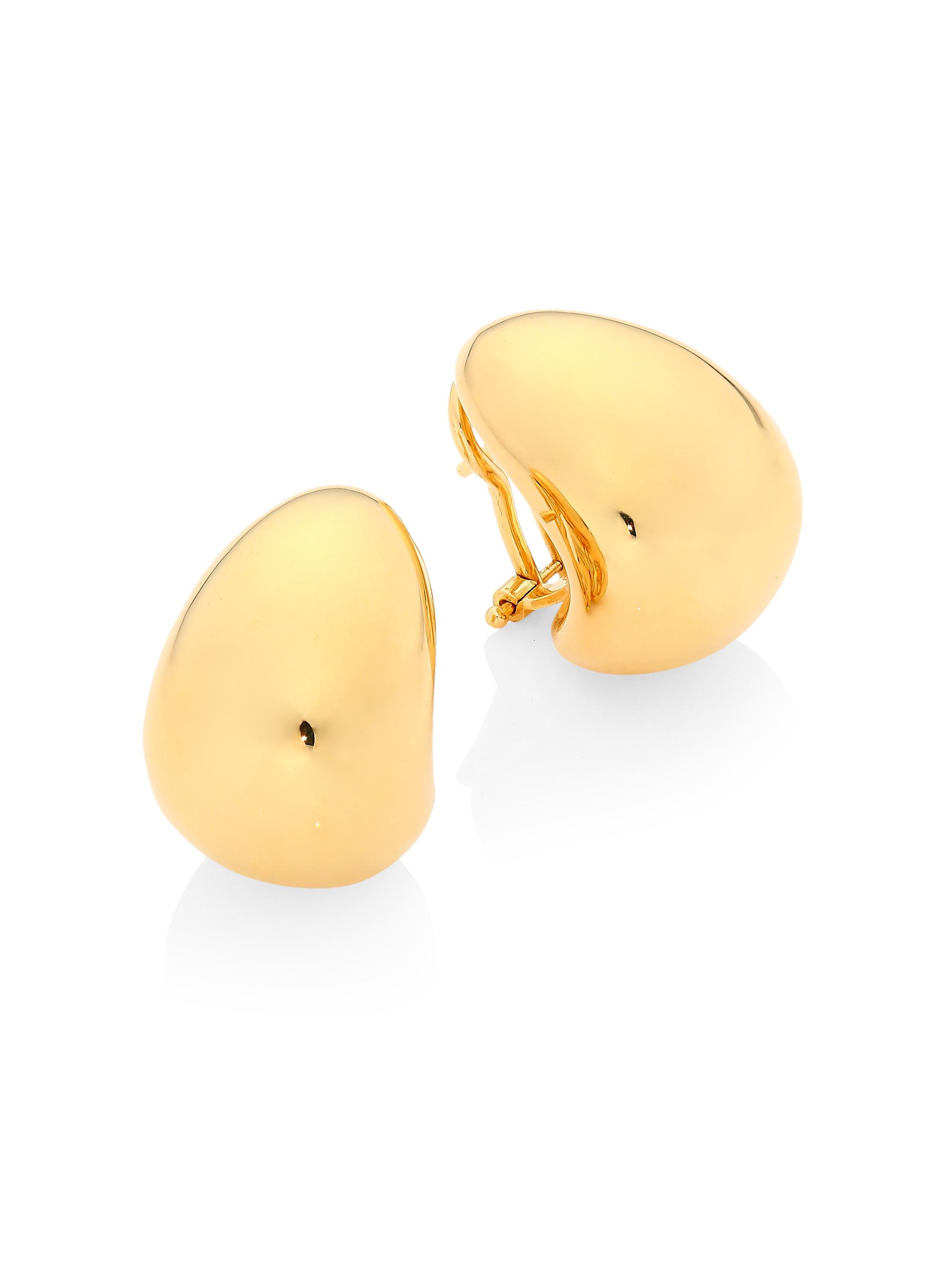 Roberto Coin Women's 18K Yellow Gold Domed Stud Earrings - Gold