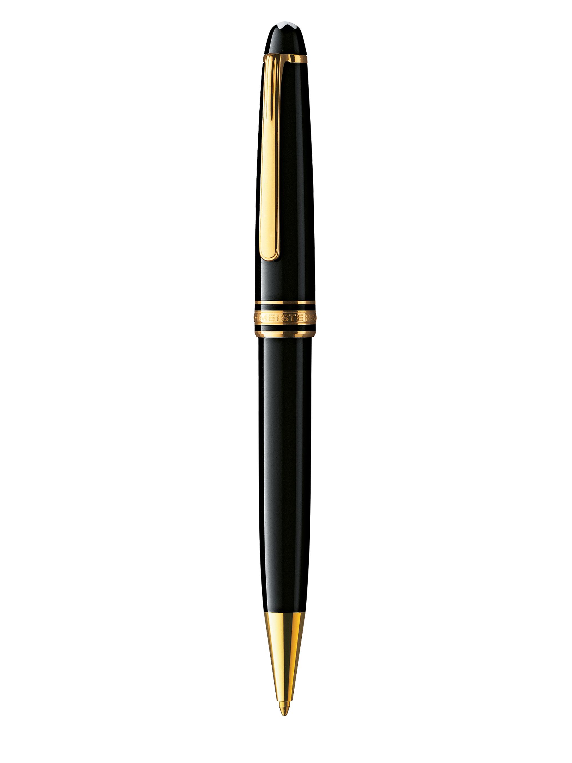 Montblanc Men's Meisterstuck Gold-Coated Classique Ballpoint Pen - Black Gold