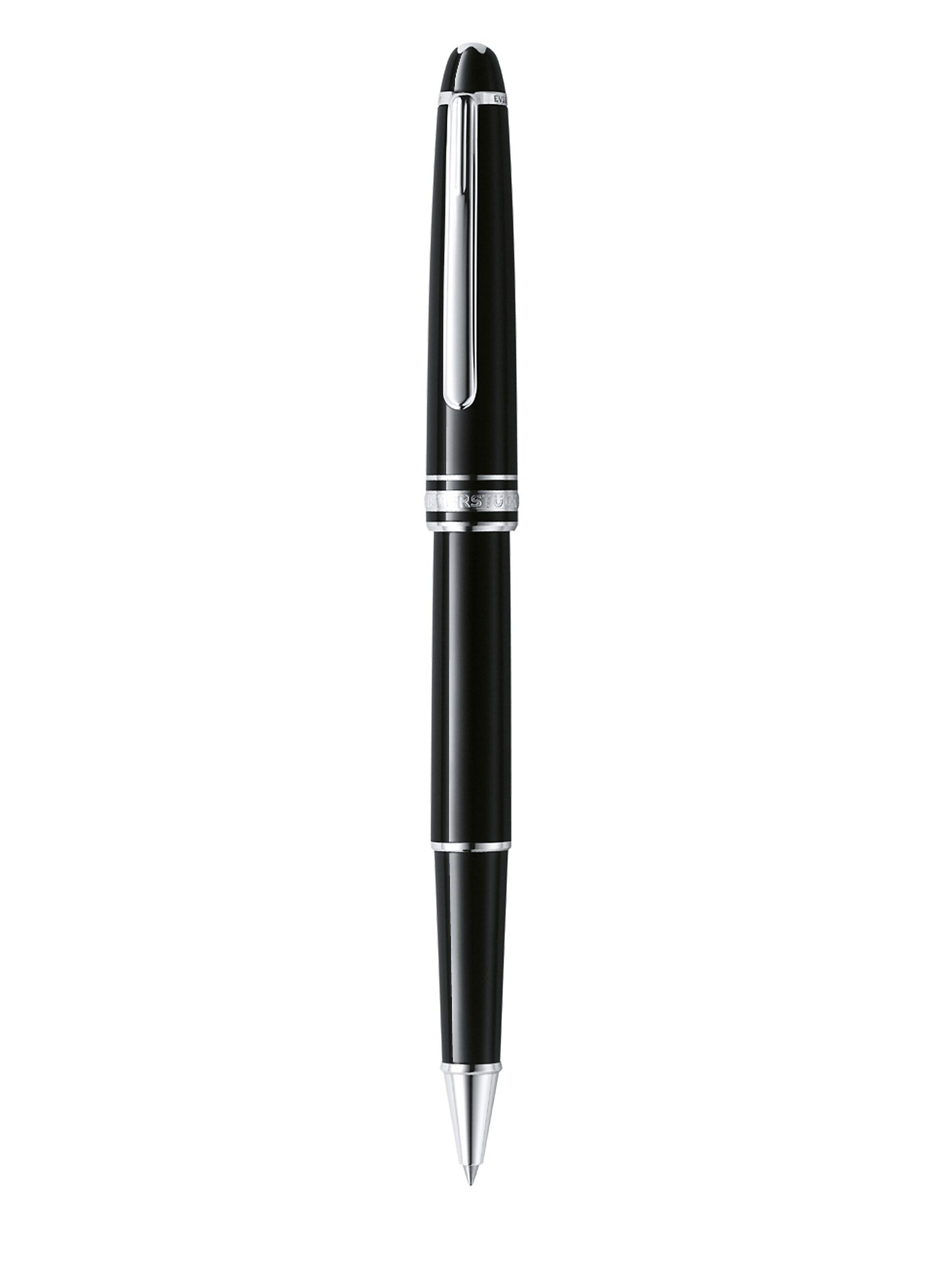 Montblanc Meisterstück Platinum-Coated Classique Rollerball - Black Silver
