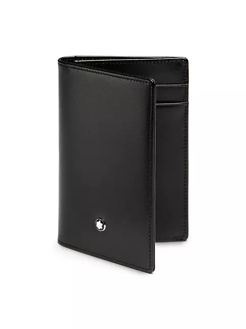Montblanc 7167 Meisterstuck Business Card Holder Leather Wallet, Fast &  Free US Shipping
