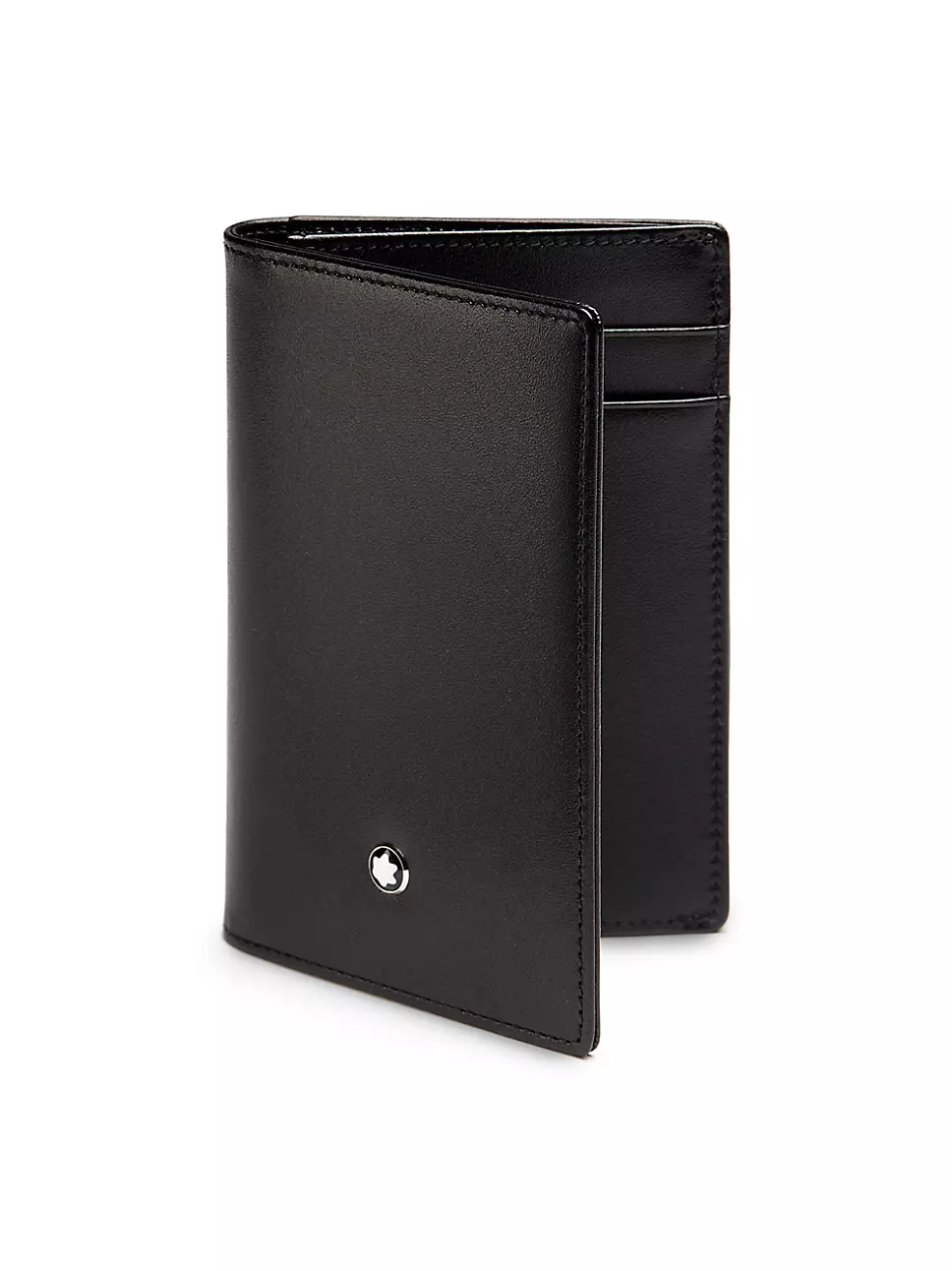 Montblanc Men's Meisterstuck Business Card Holder With Gusset In Black