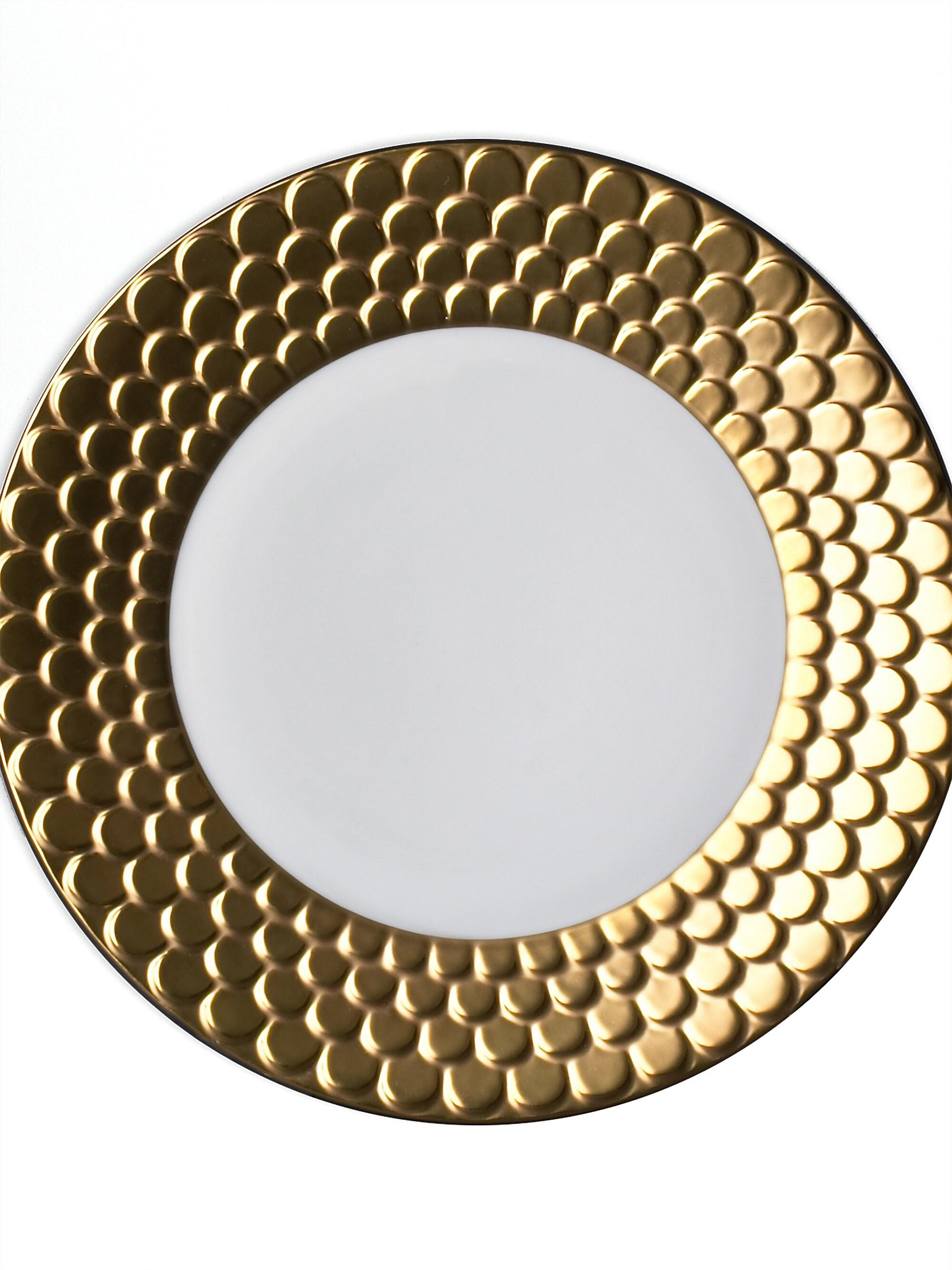 L'Objet Aegean Gold Dessert Plate