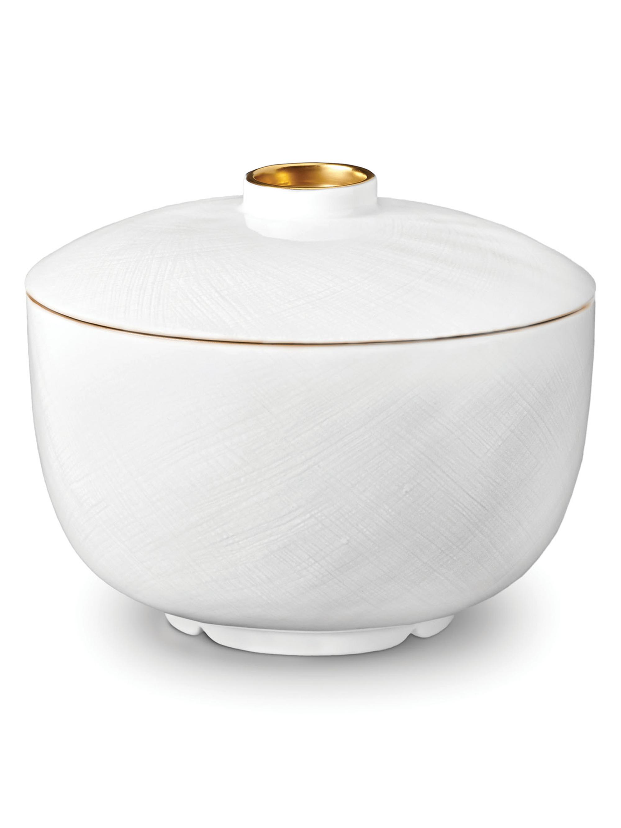 L'Objet Han Gold Lidded Rice Bowl - Gold