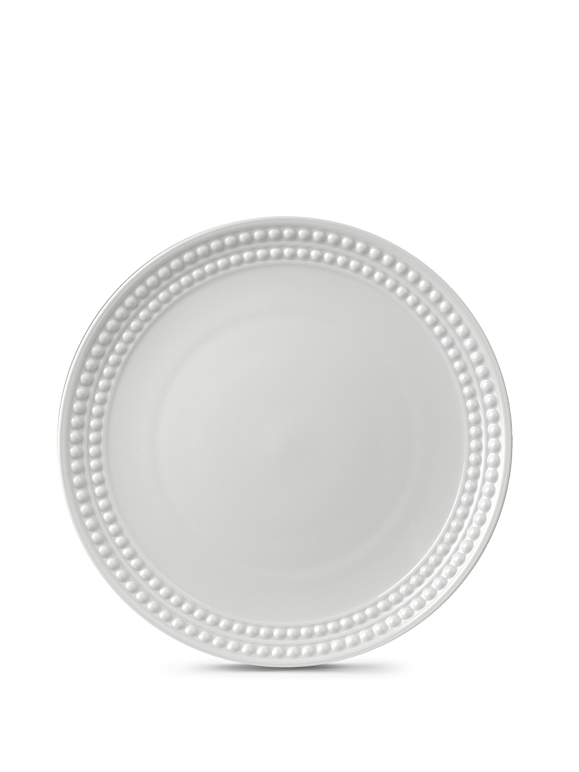 L'Objet Perlee White Dessert Plate