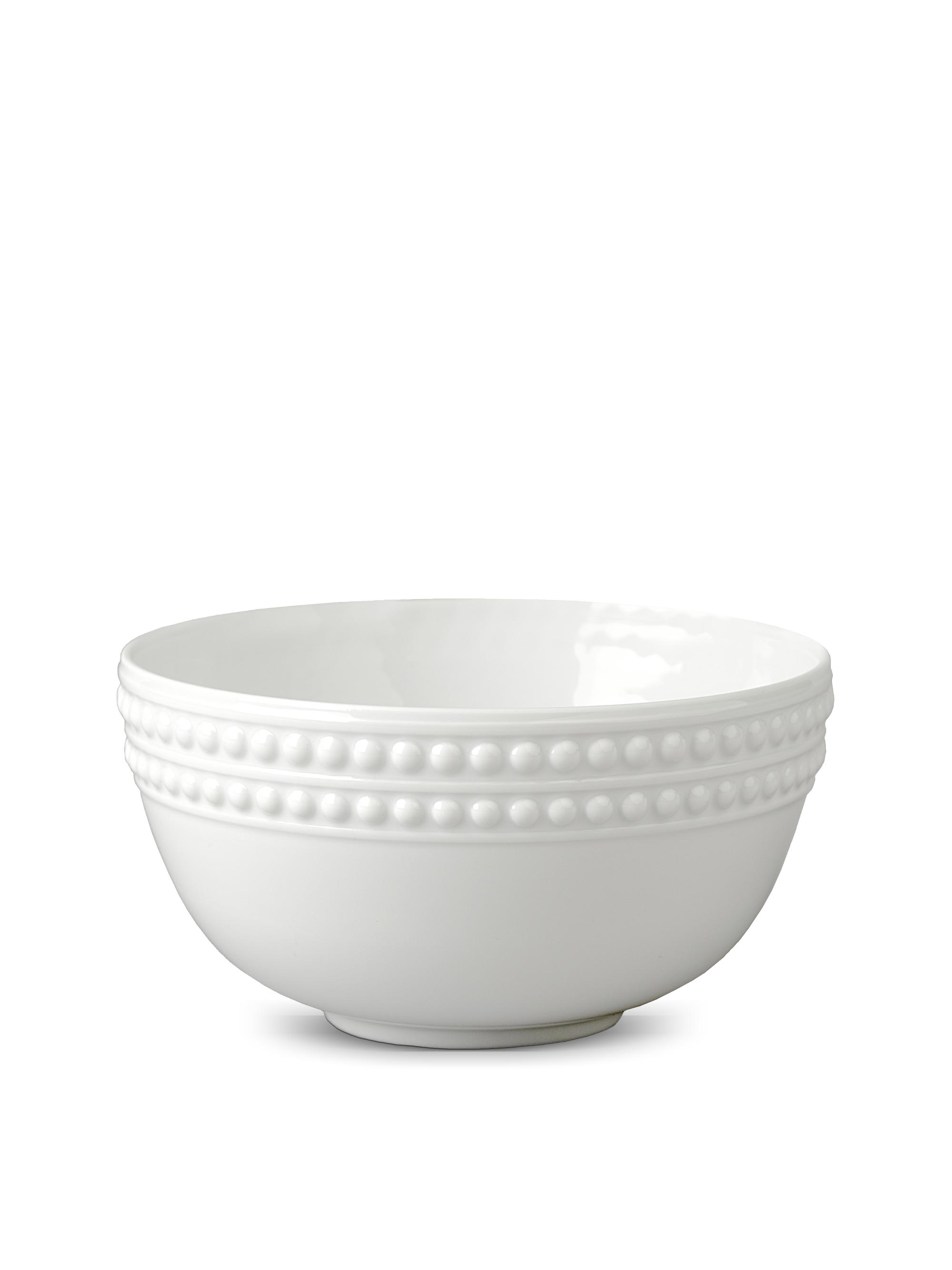 L'Objet Perlee White Cereal Bowl