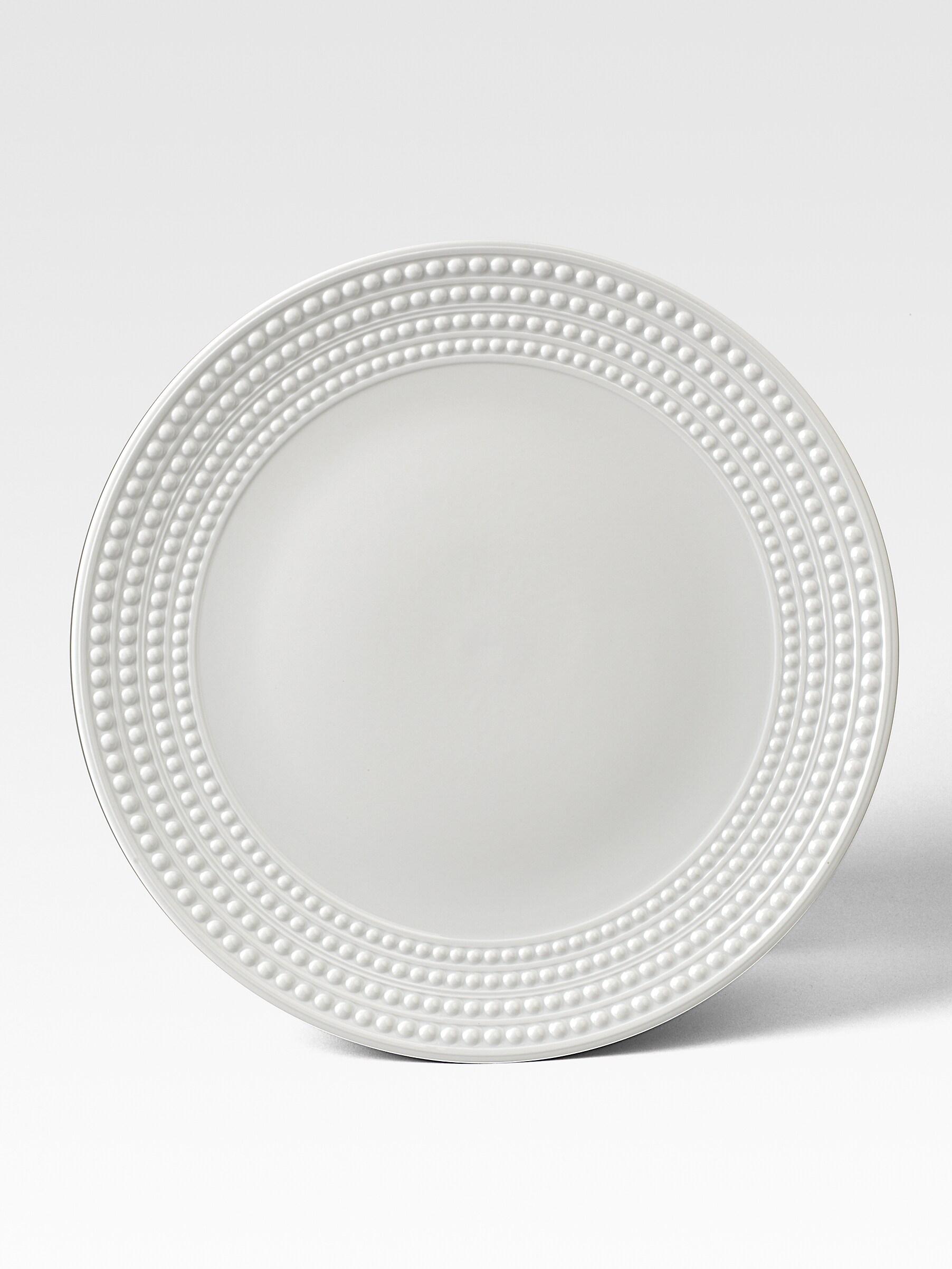 L'Objet Perlee White Porcelain Platter