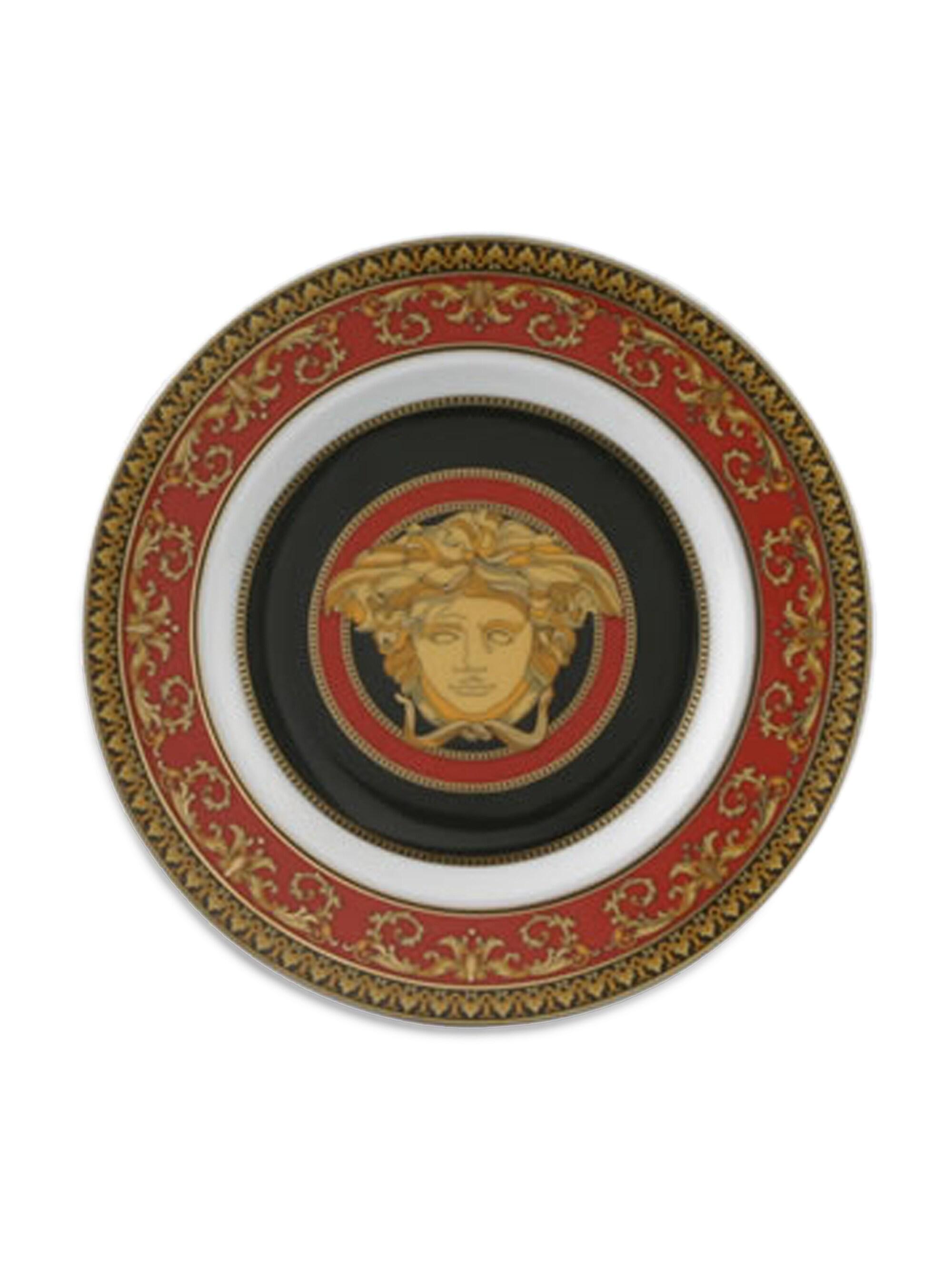 Versace Medusa Red Bread & Butter Plate