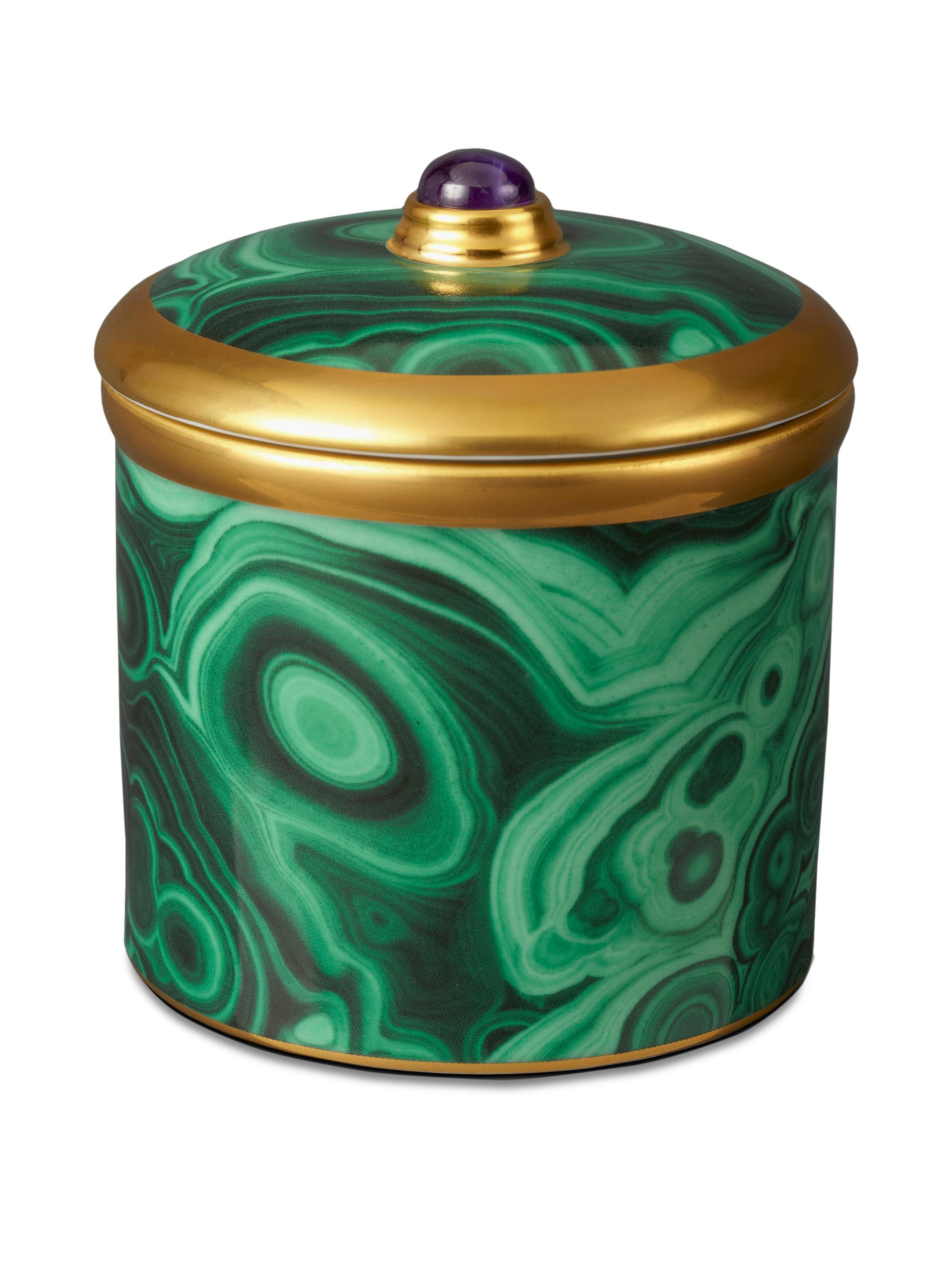 L'Objet Malachite Votive Candle