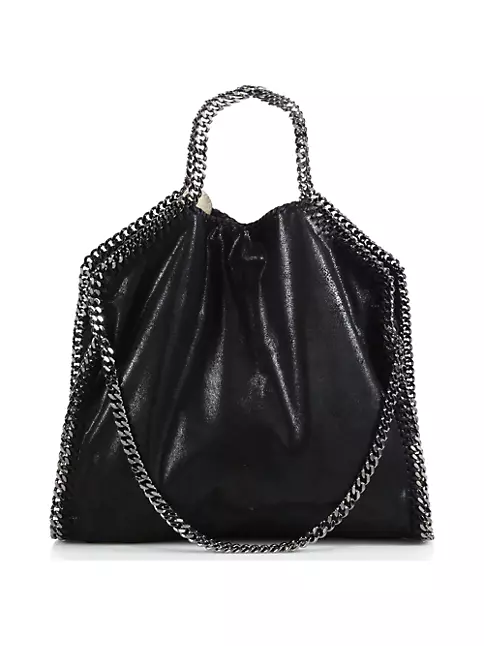 Frame Small Hobo Bag - Stella Mccartney - Black - Leather Vegan