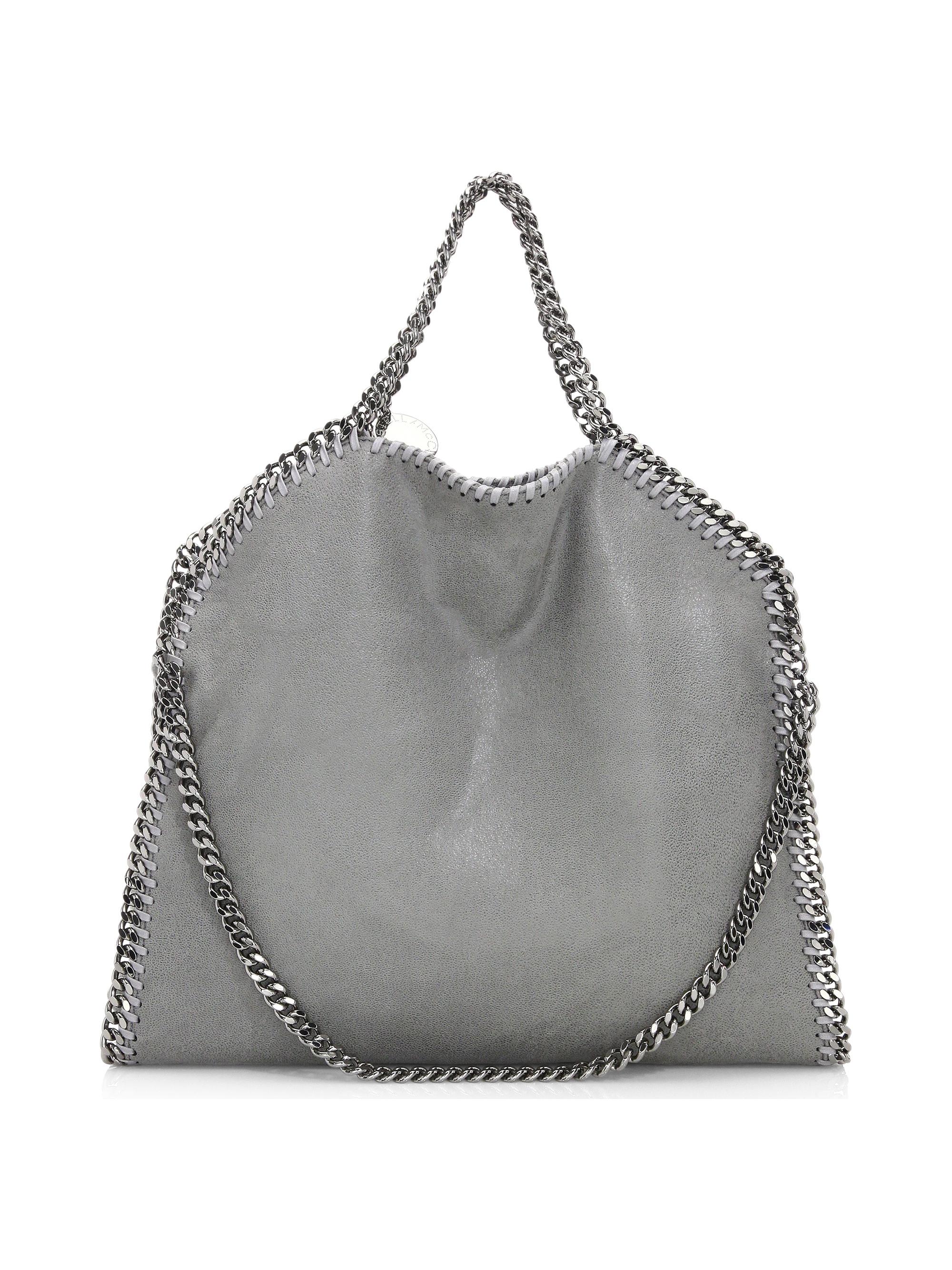 Stella McCartney Women's Three Chain Falabella Tote - Light Grey