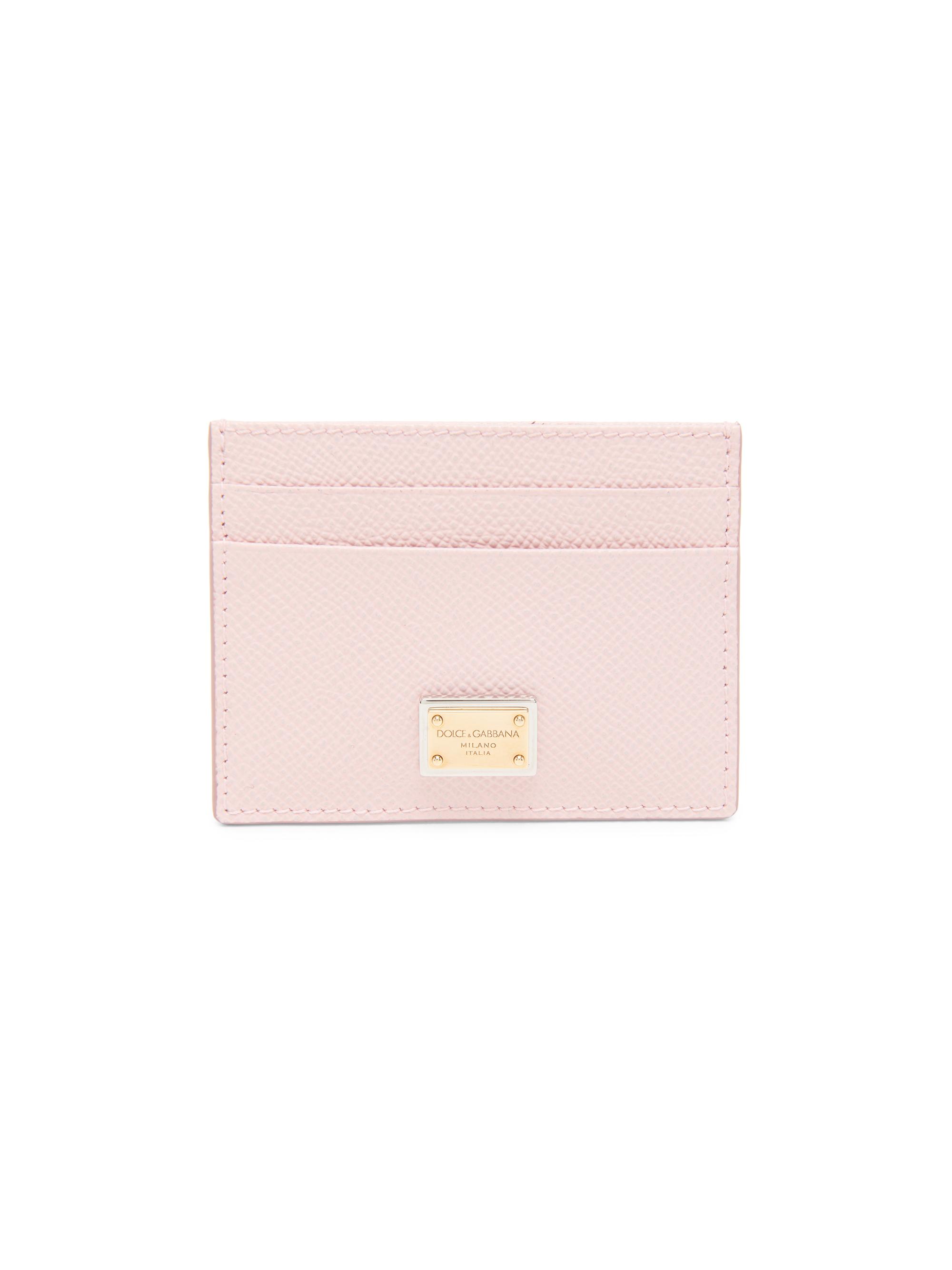 Dolce & Gabbana Women's Leather Card Holder - Rosa Carne