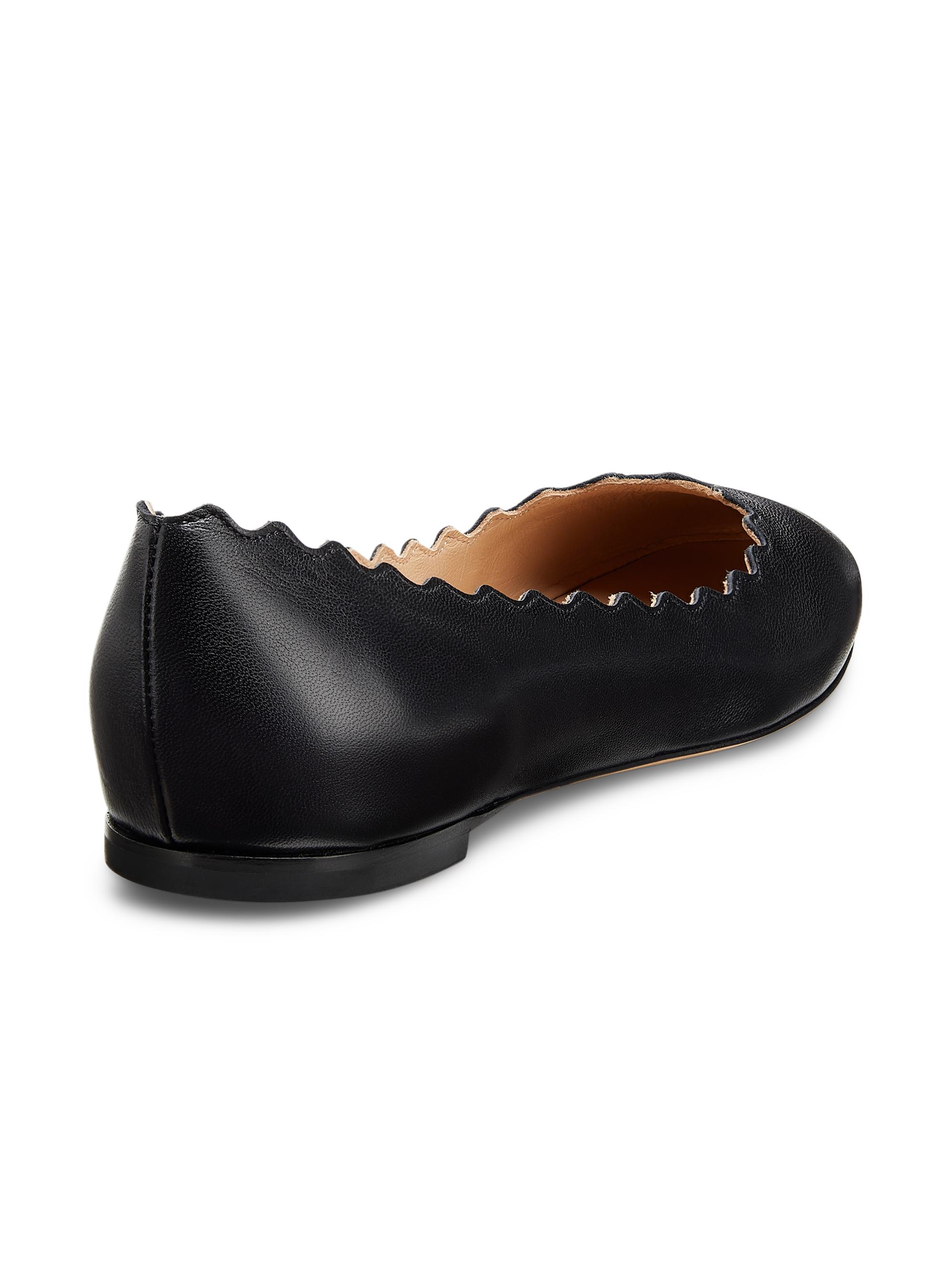 Chloé Lauren Leather Ballet Flats | Saks Fifth Avenue