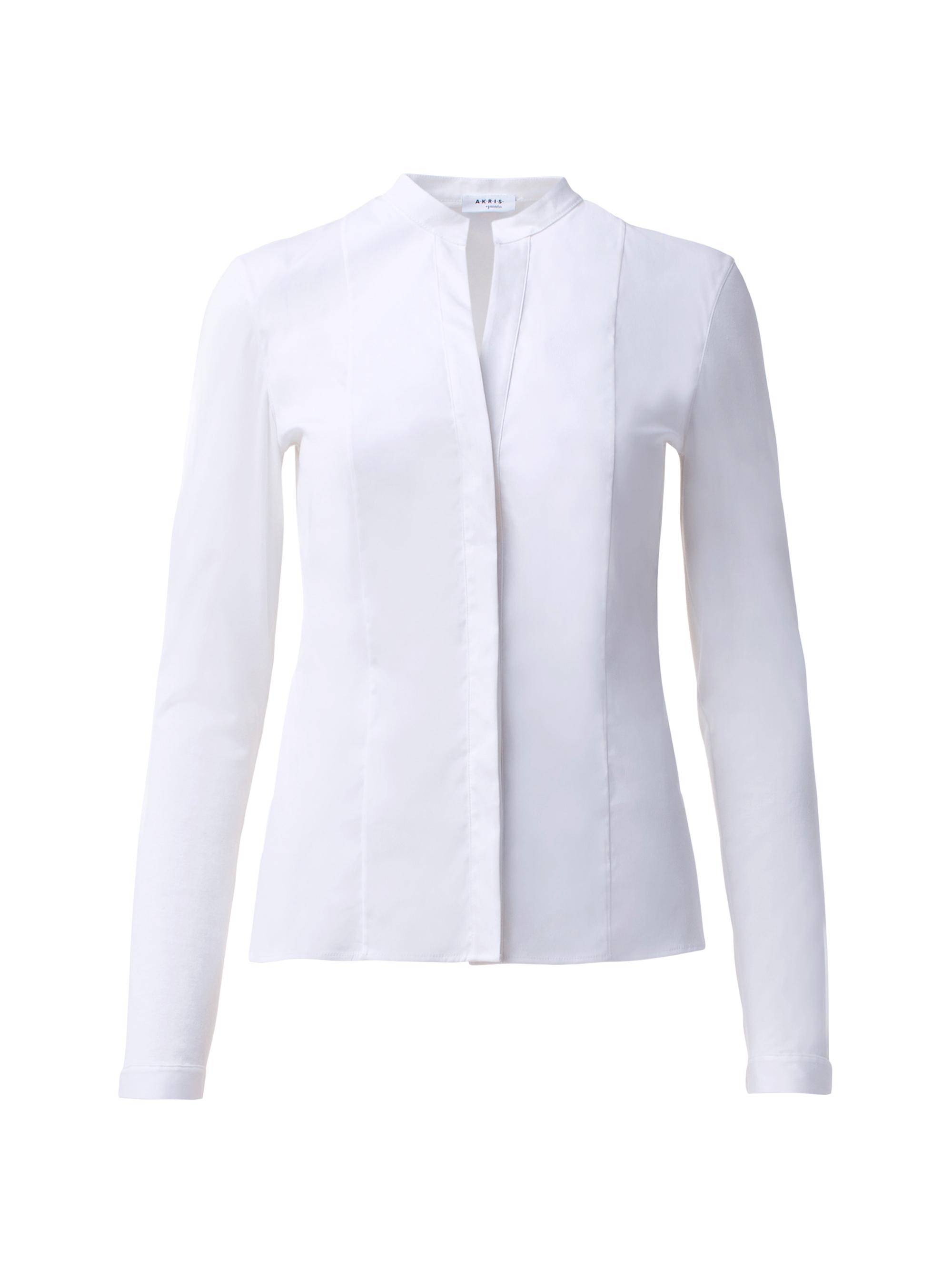 Akris punto Women's Elements Poplin Blouse - White