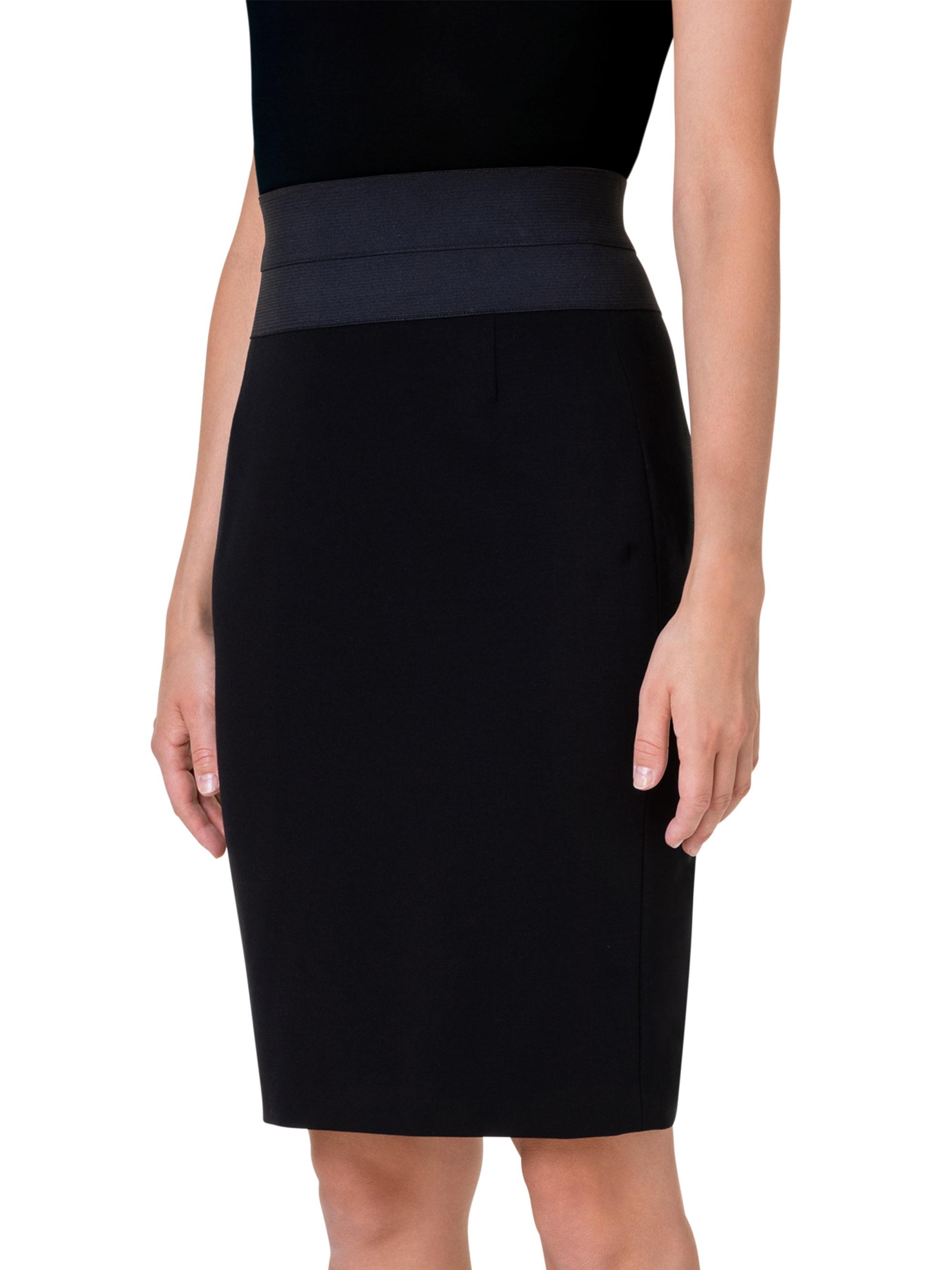 Jersey Pencil-Skirt Black / 18