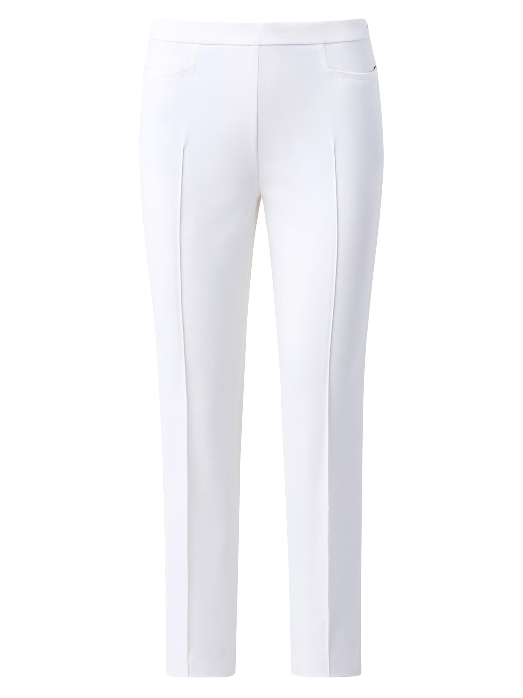 chinese dress ladies High-Rise Wide-Leg Pleated Dress Pants for Tall Women in Off White Pinstripe 16 / Tall / Off White Pinstripe