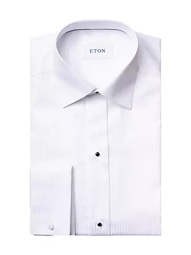 Contemporary-Fit Satin Stripe Dress Shirt
