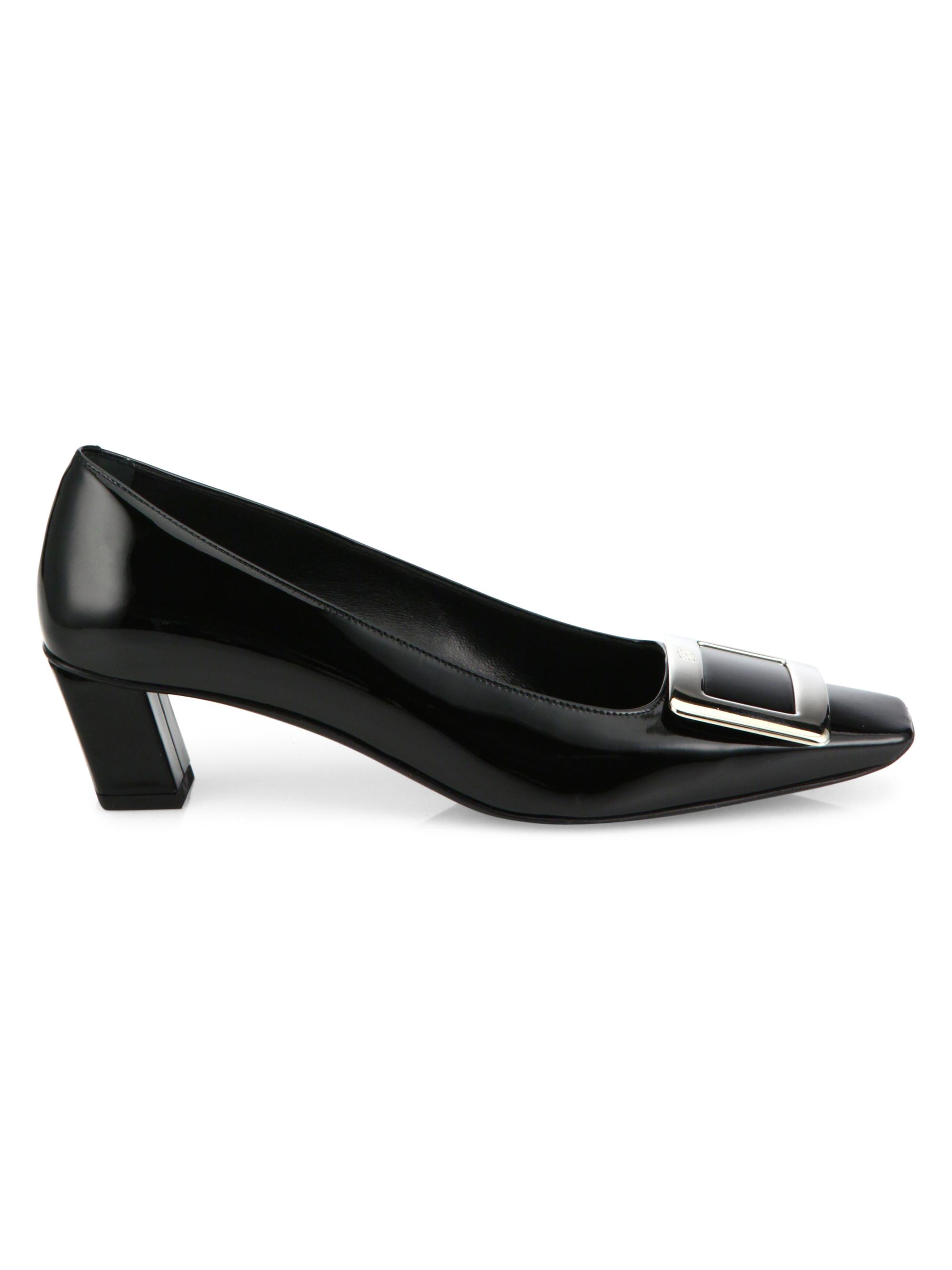 Roger Vivier Women's 45MM Patent Leather Pumps - Black