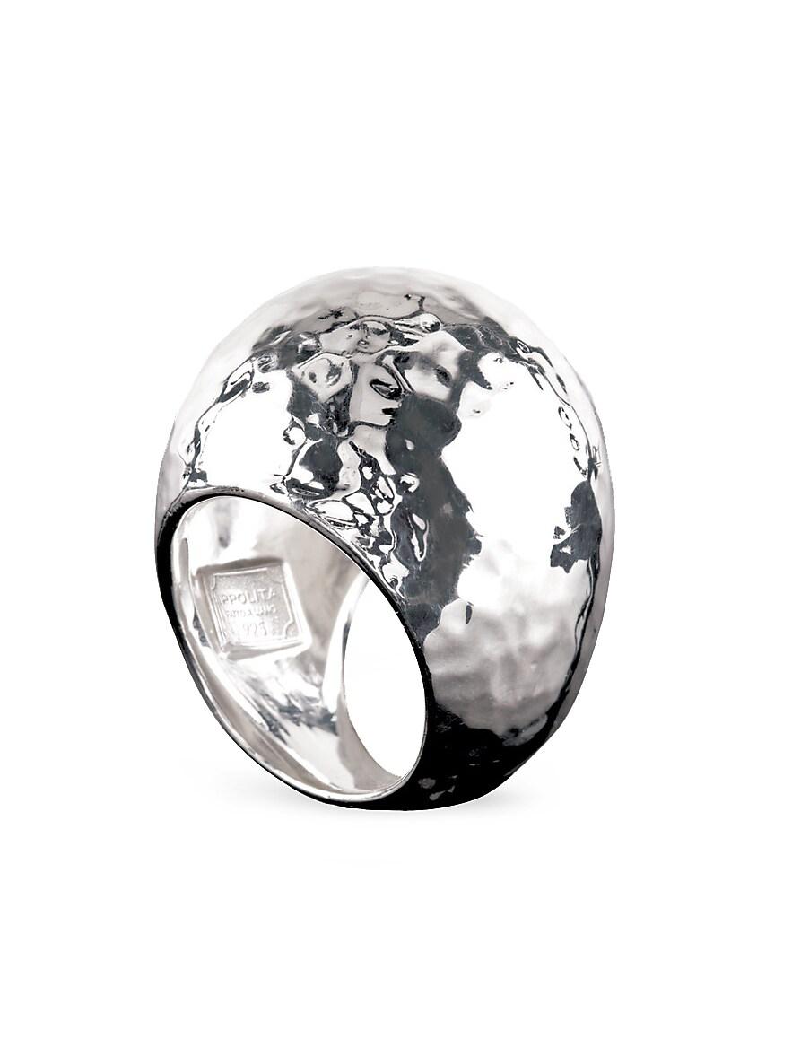 Ippolita Women's Classico Statement Sterling Silver Hammered Dome Ring - Silver