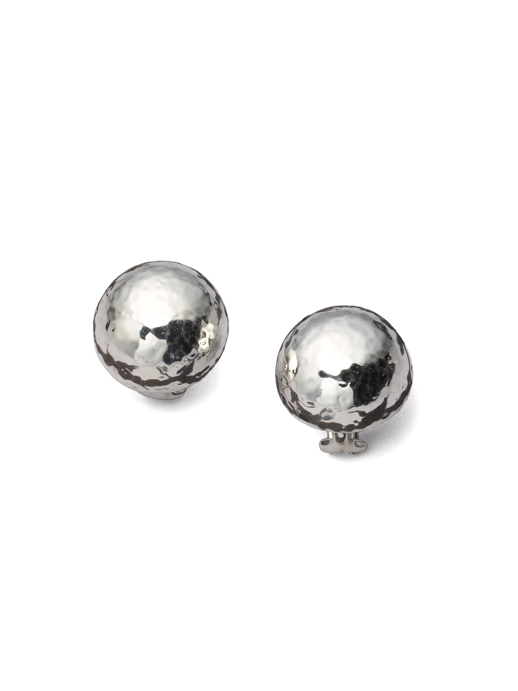Ippolita Women's Glamazon Sterling Silver Half Ball Button Earrings - Silver