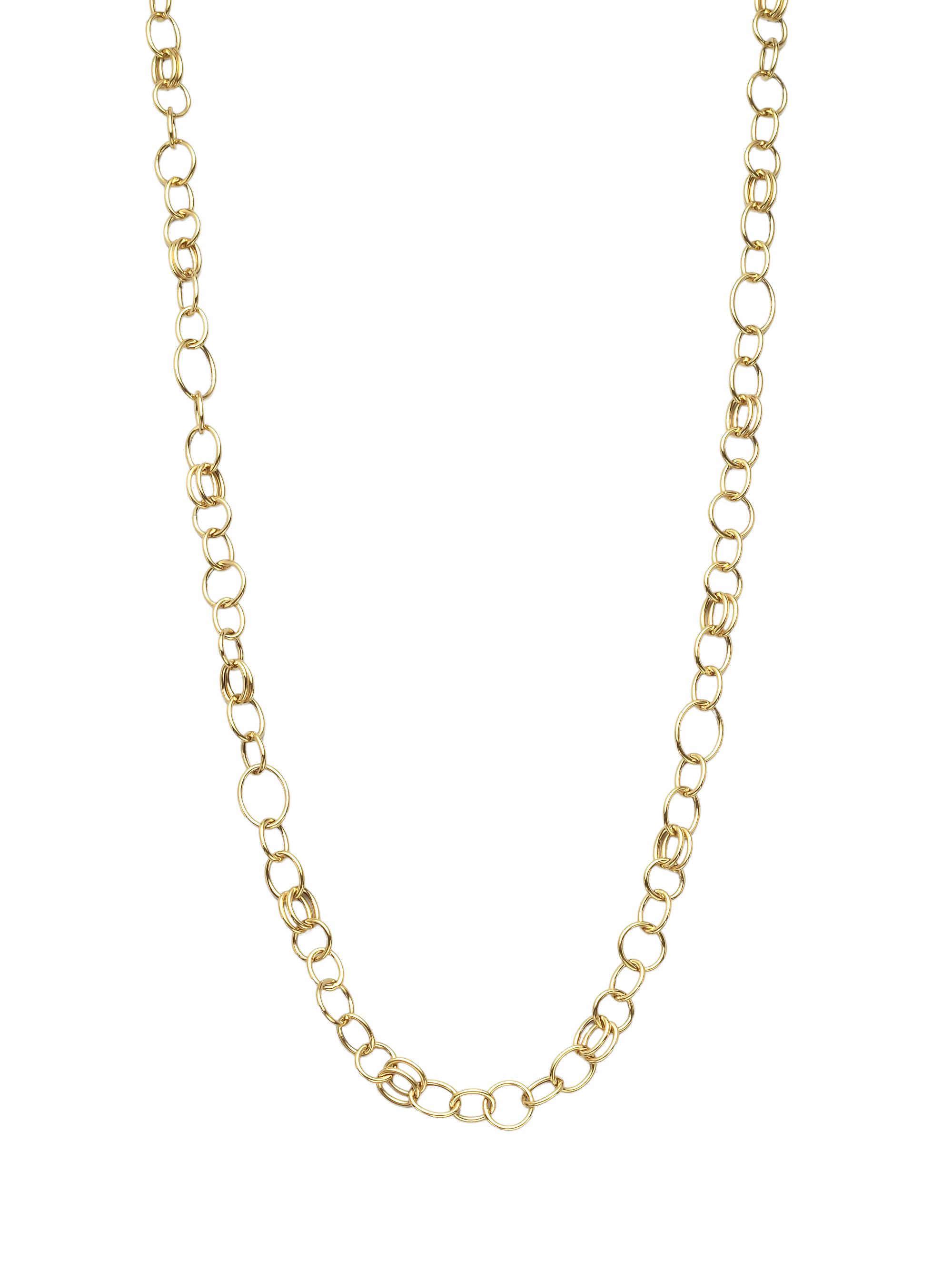 Ippolita Women's Classico Long 18K Yellow Smooth Chain Necklace - Gold