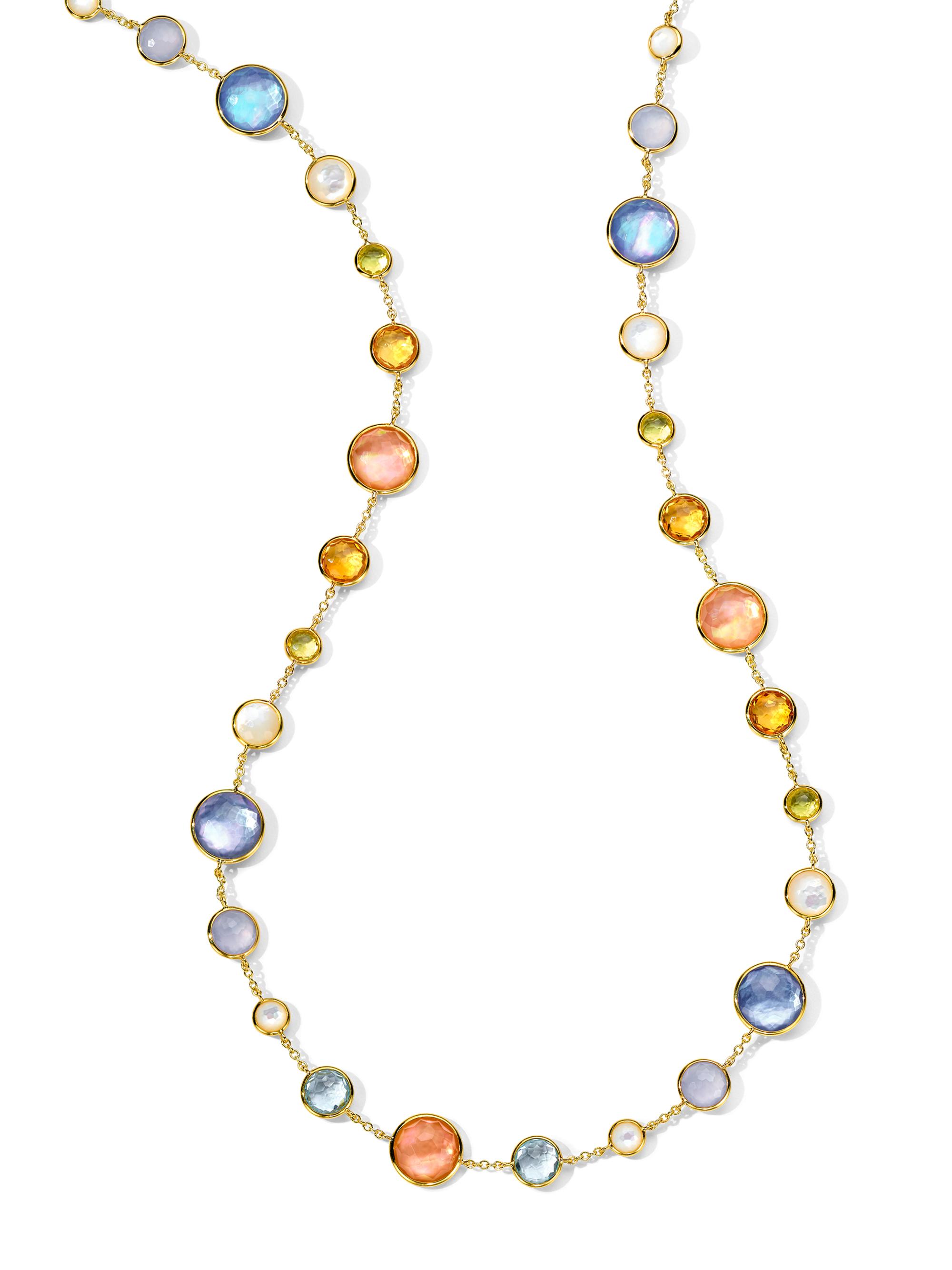 Ippolita Women's Lollipop Lollitini 18K Yellow Gold & Multi-Stone Necklace - Wildflower