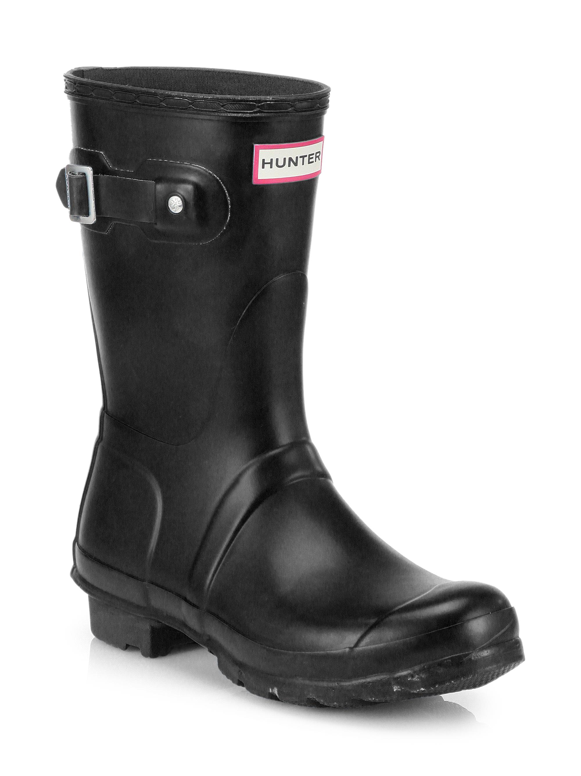 Hunter Women's Original Short Rain Boots - Black