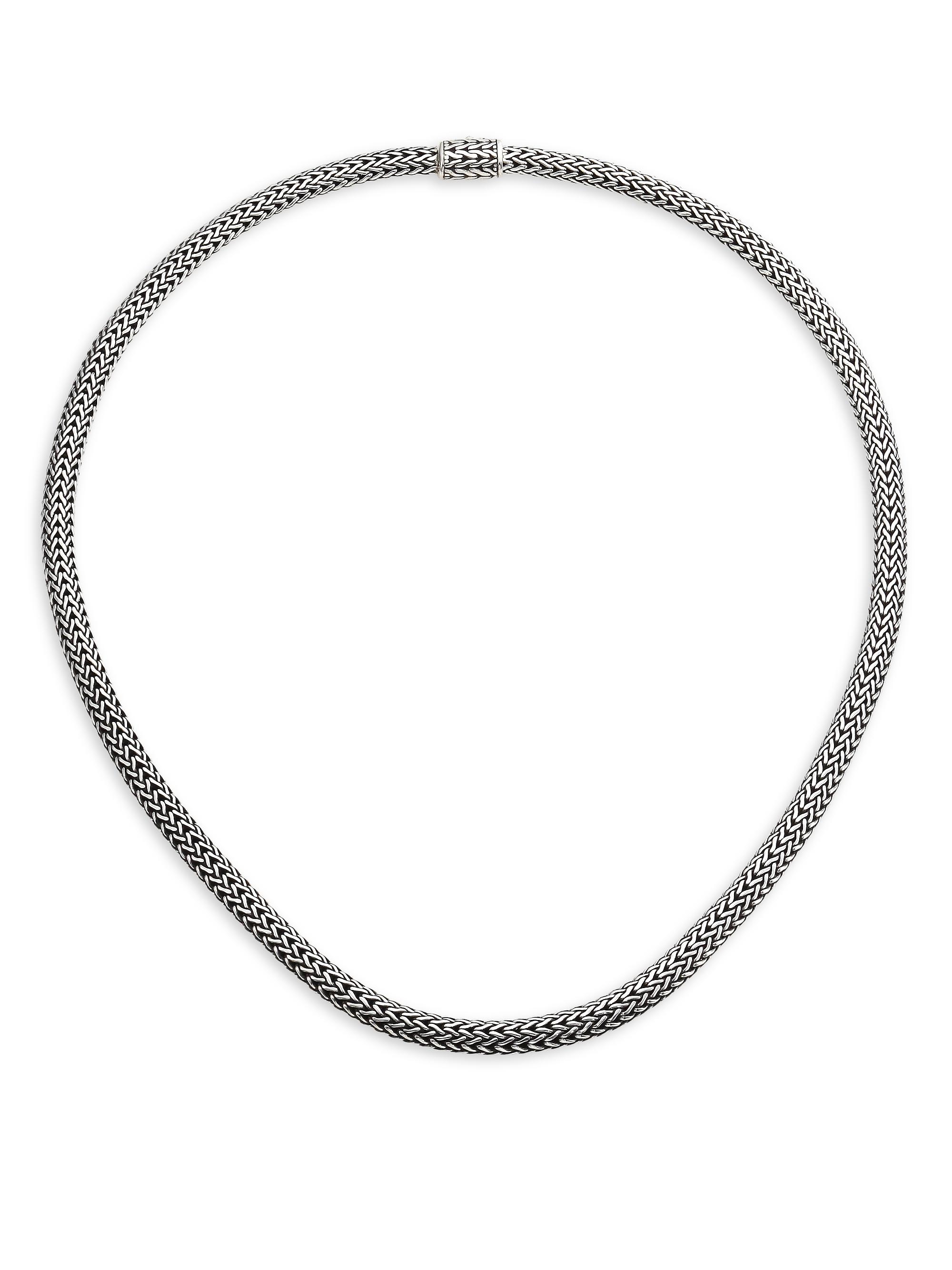 John Hardy Women's Classic Chain Sterling Silver Extra-Small Necklace - Silver
