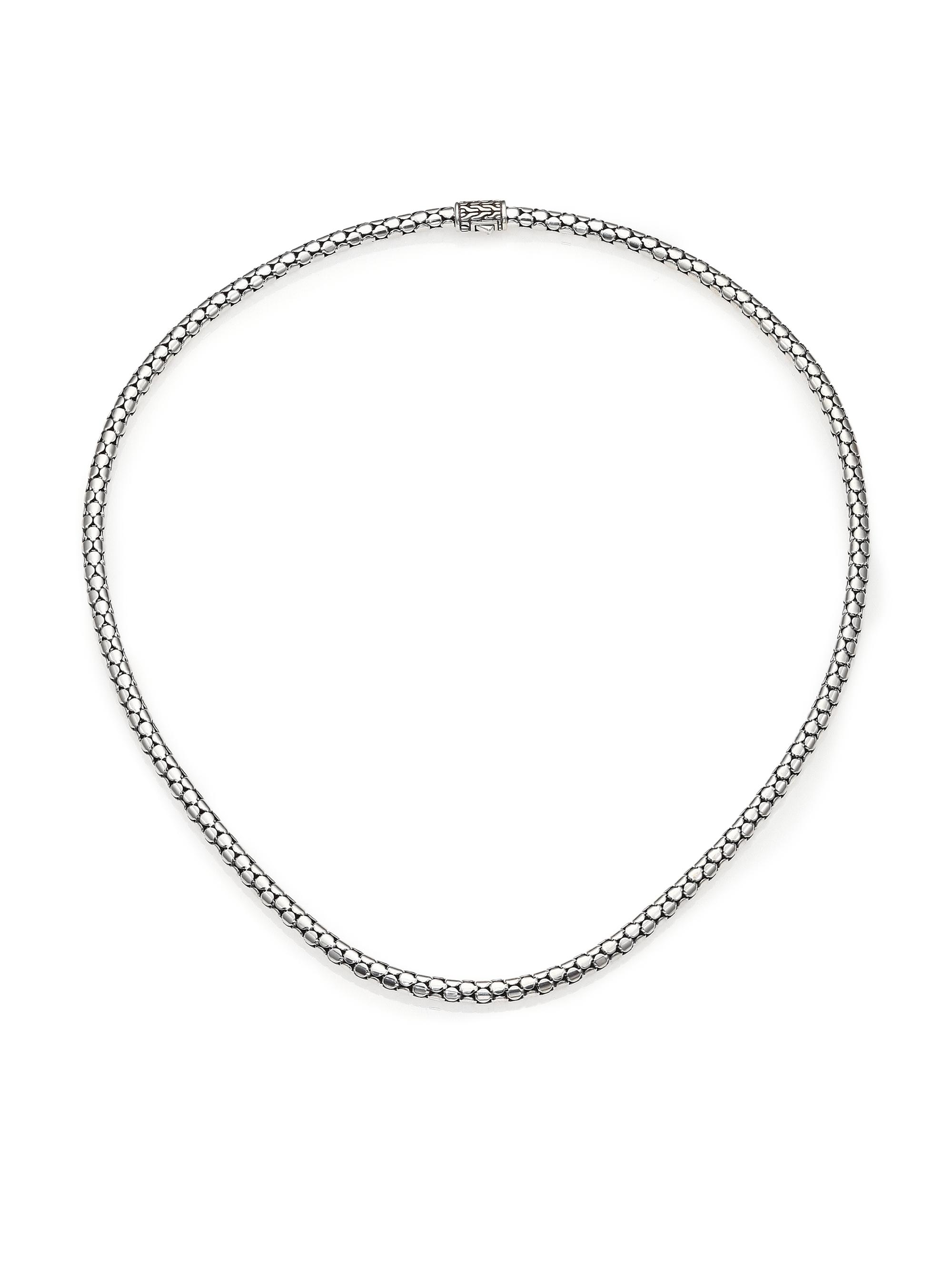 John Hardy Women's Dot Sterling Silver  Chain Necklace/18" - Silver