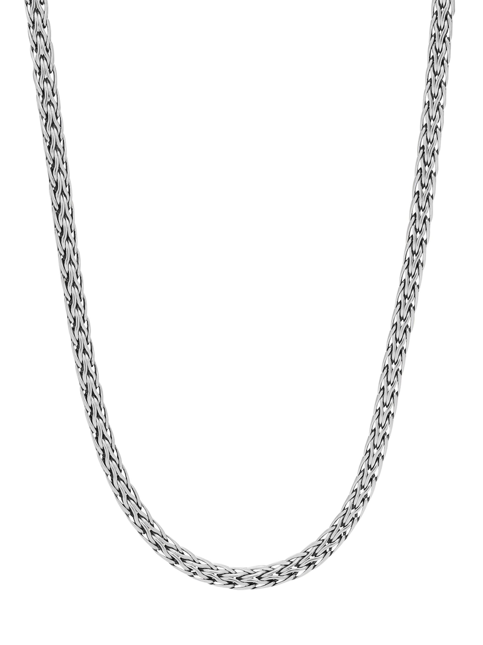 John Hardy Women's Classic Chain Sterling Silver Slim Necklace/16" - Silver