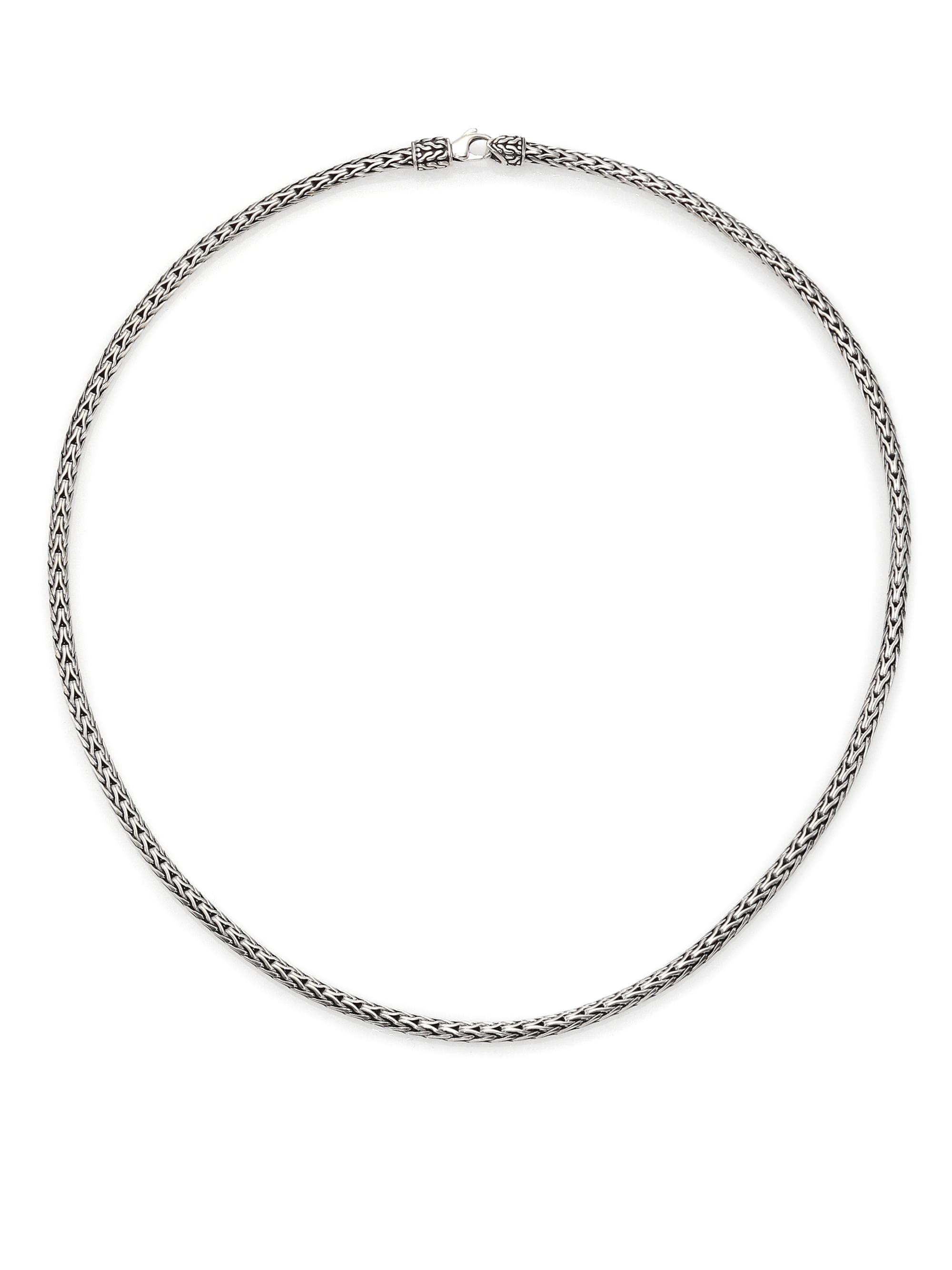 John Hardy Women's Classic Chain Sterling Silver Slim Necklace - Silver