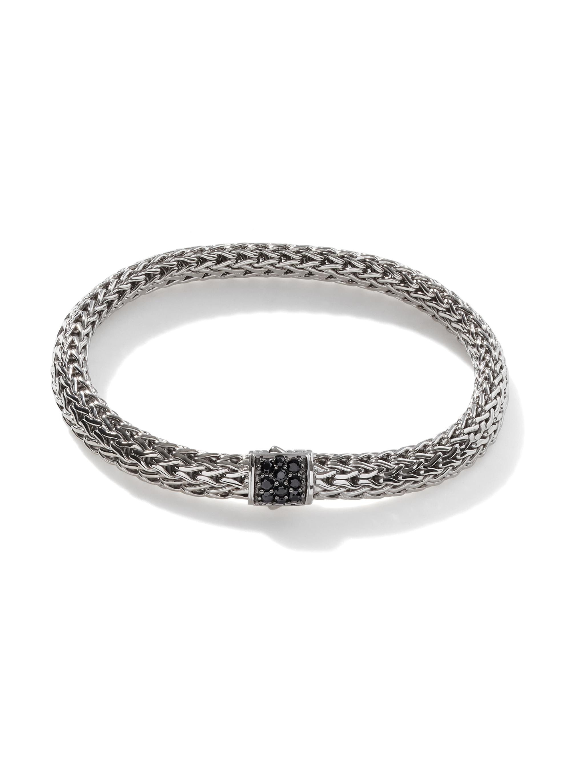 John Hardy Women's Classic Chain Sterling Silver & Sapphire Bracelet - Black Sapphire