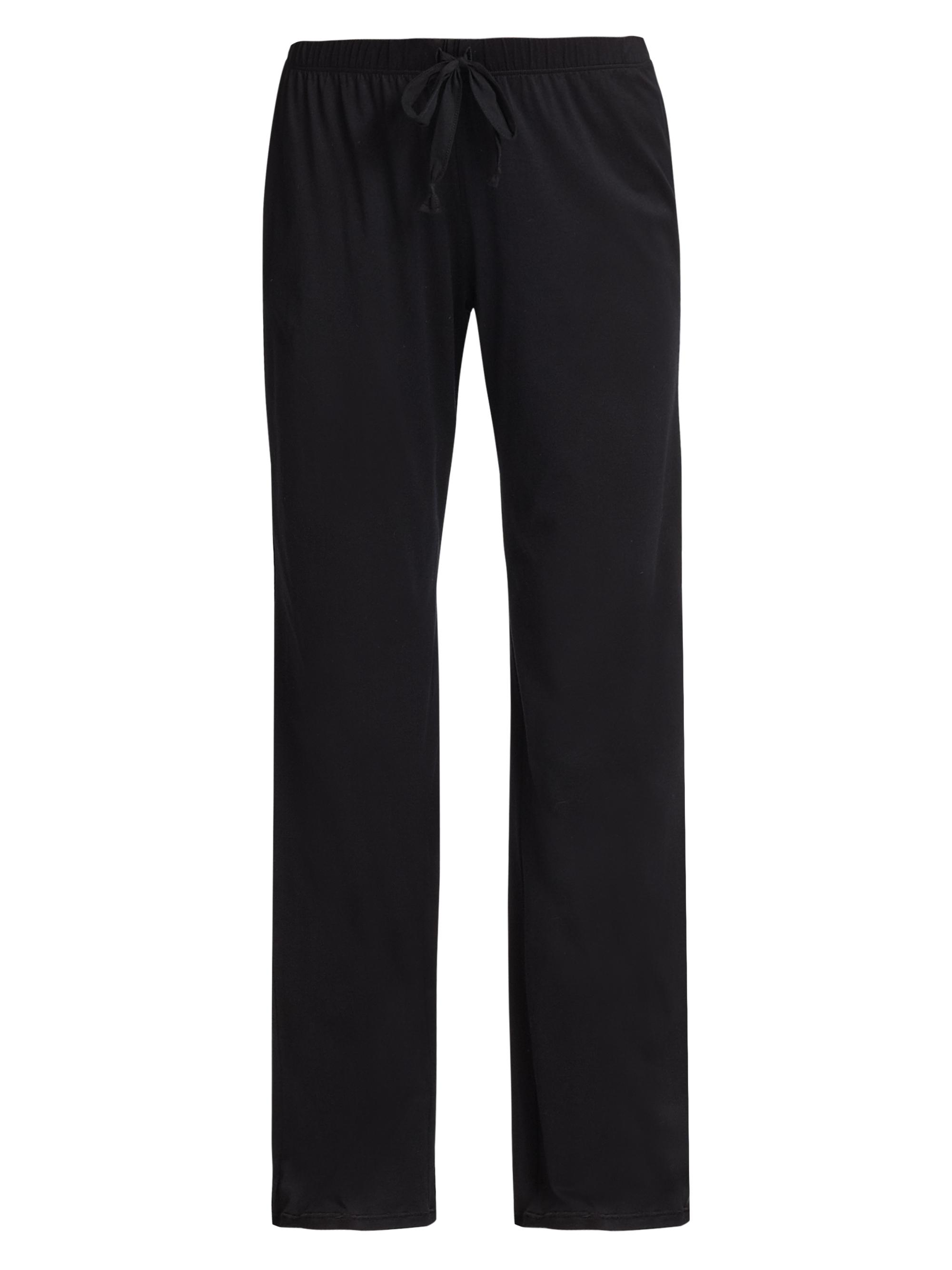 Hanro Women's Cotton Deluxe Lounge Pants - Black