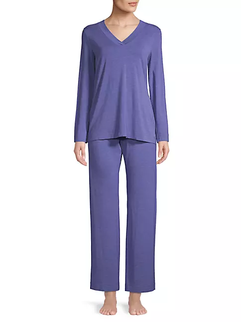 Midnight by Carole Hochman Braided Jersey Pajama Set