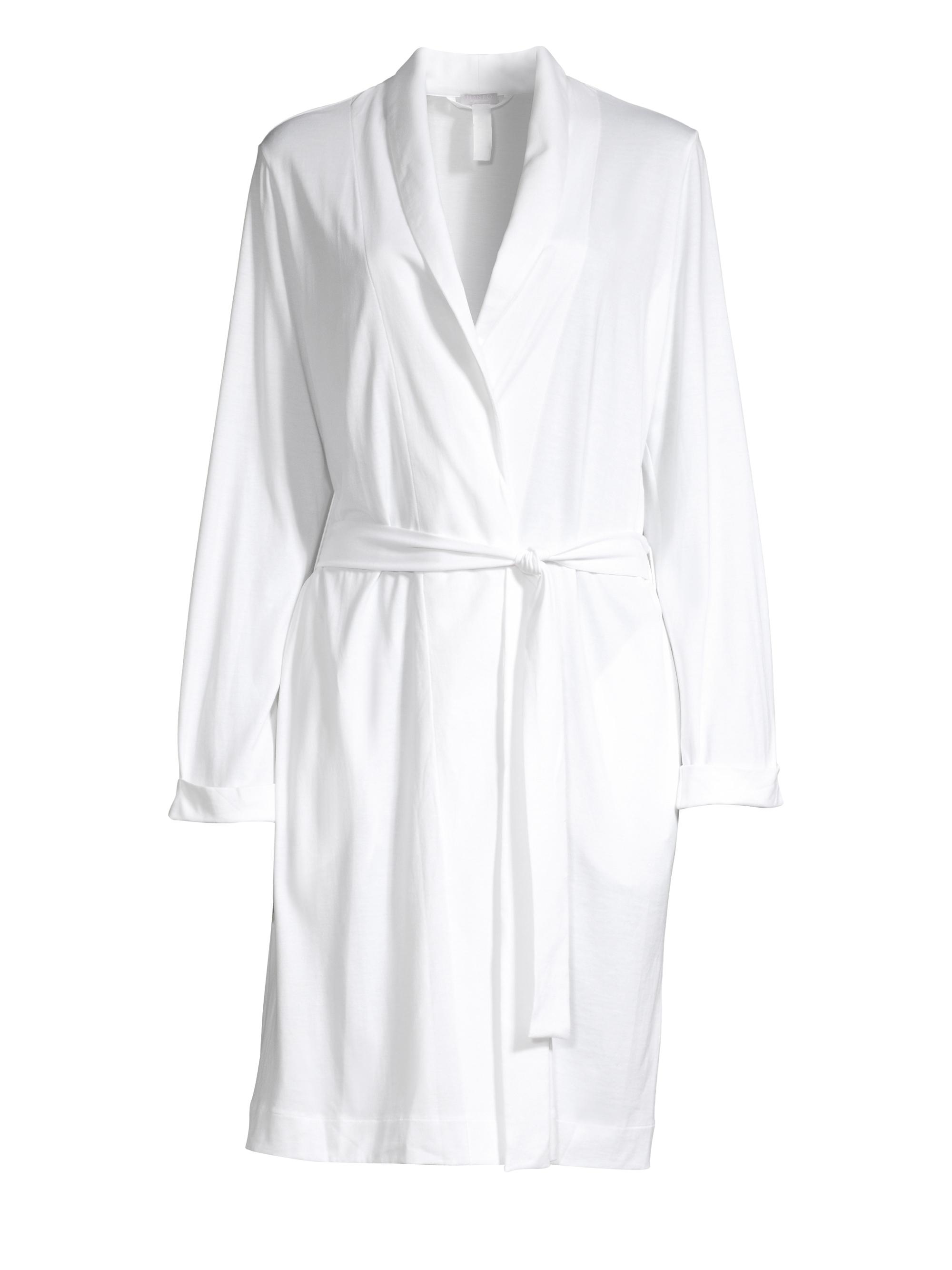 Hanro Women's Cotton Robe - White