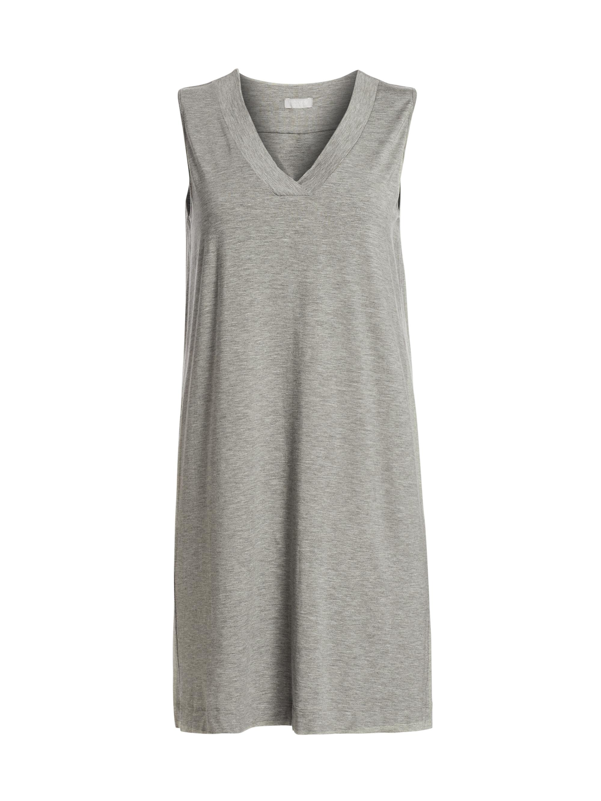 Hanro Women's Champagne Tank Gown - Grey Melange