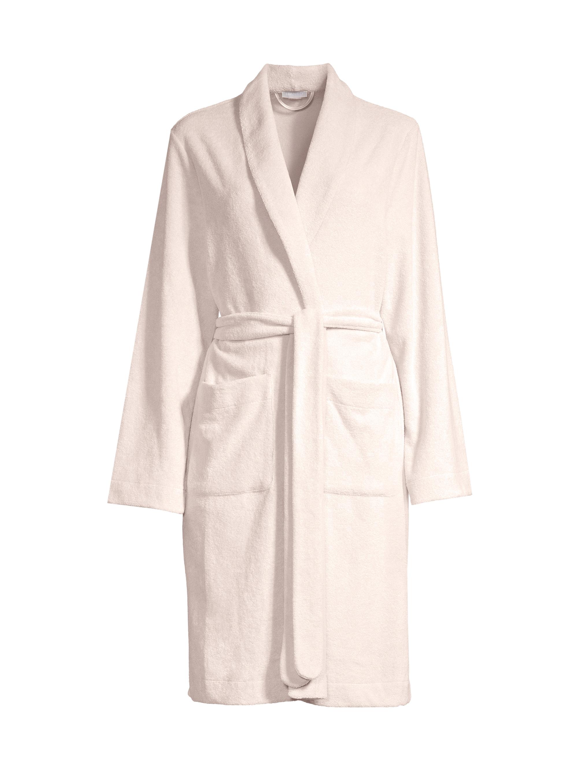 Hanro Women's Plush Wrap Robe - Light Pink