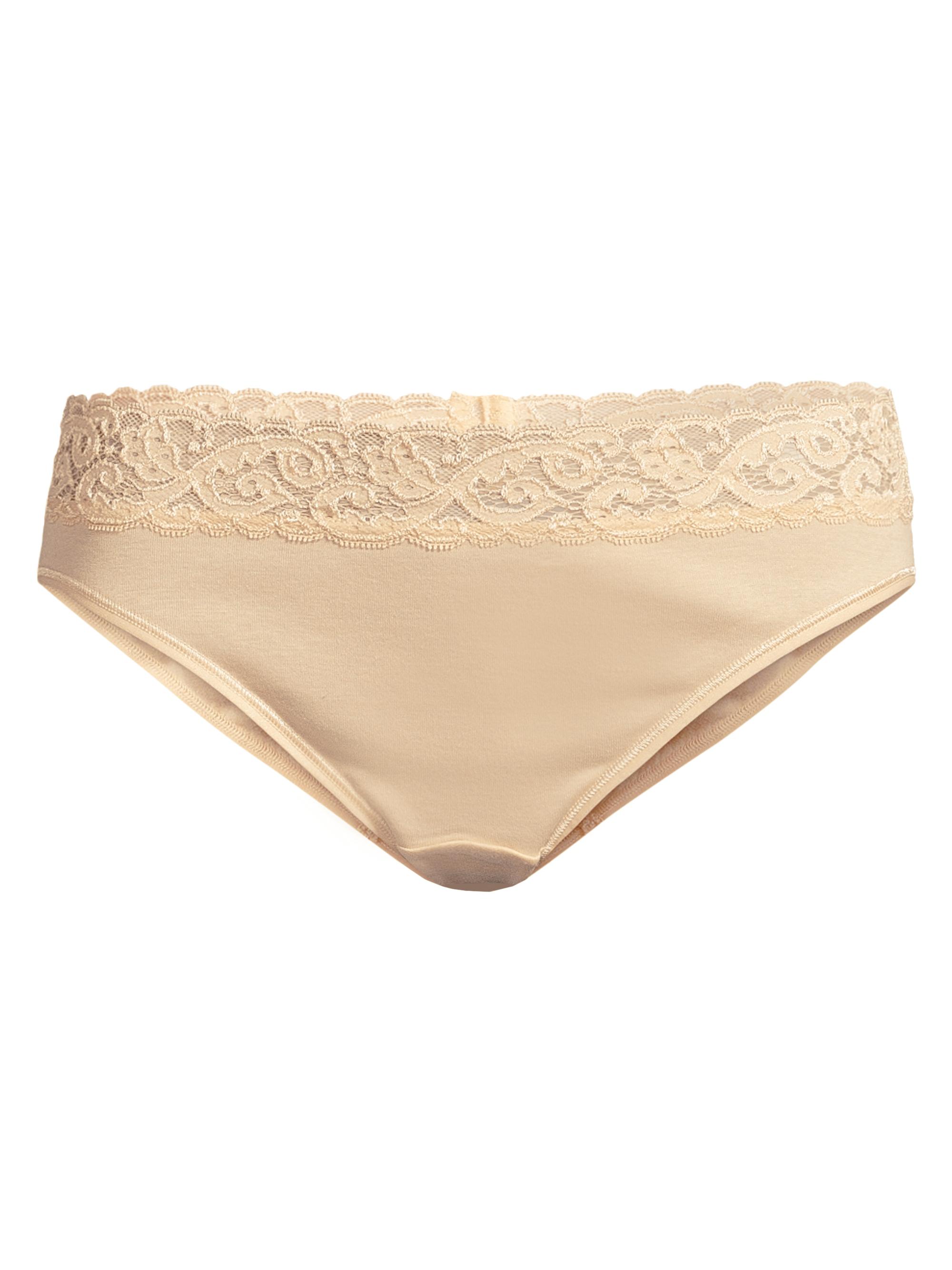 Hanro Women's Moments Hi-Cut Brief - Skin