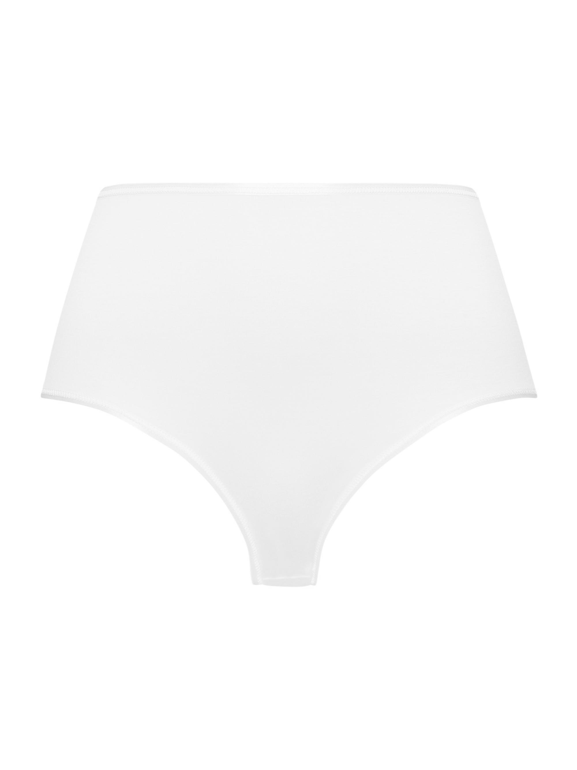 Hanro Women's Cotton Seamless Full Brief - White | Thumbnail 7