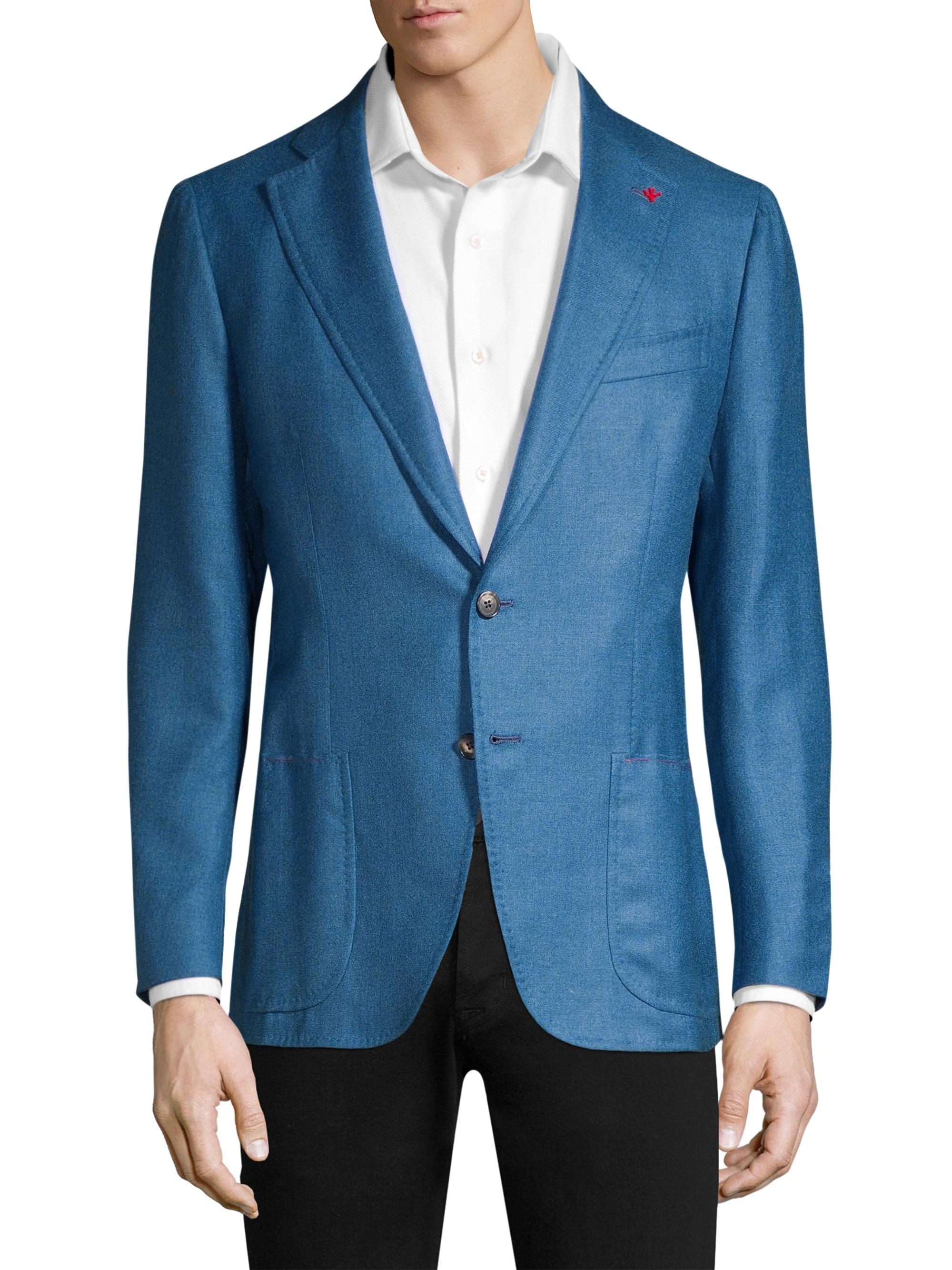 Isaia Cashmere Silk Blazer Saks Fifth Avenue