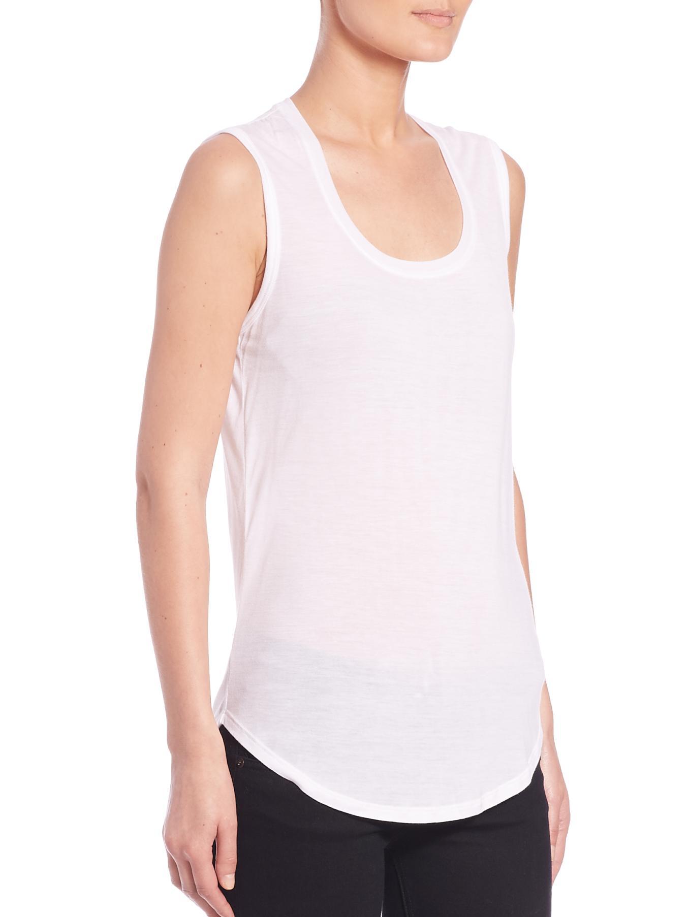 ATM Anthony Thomas Melillo Women's Sweetheart Tank Top - White