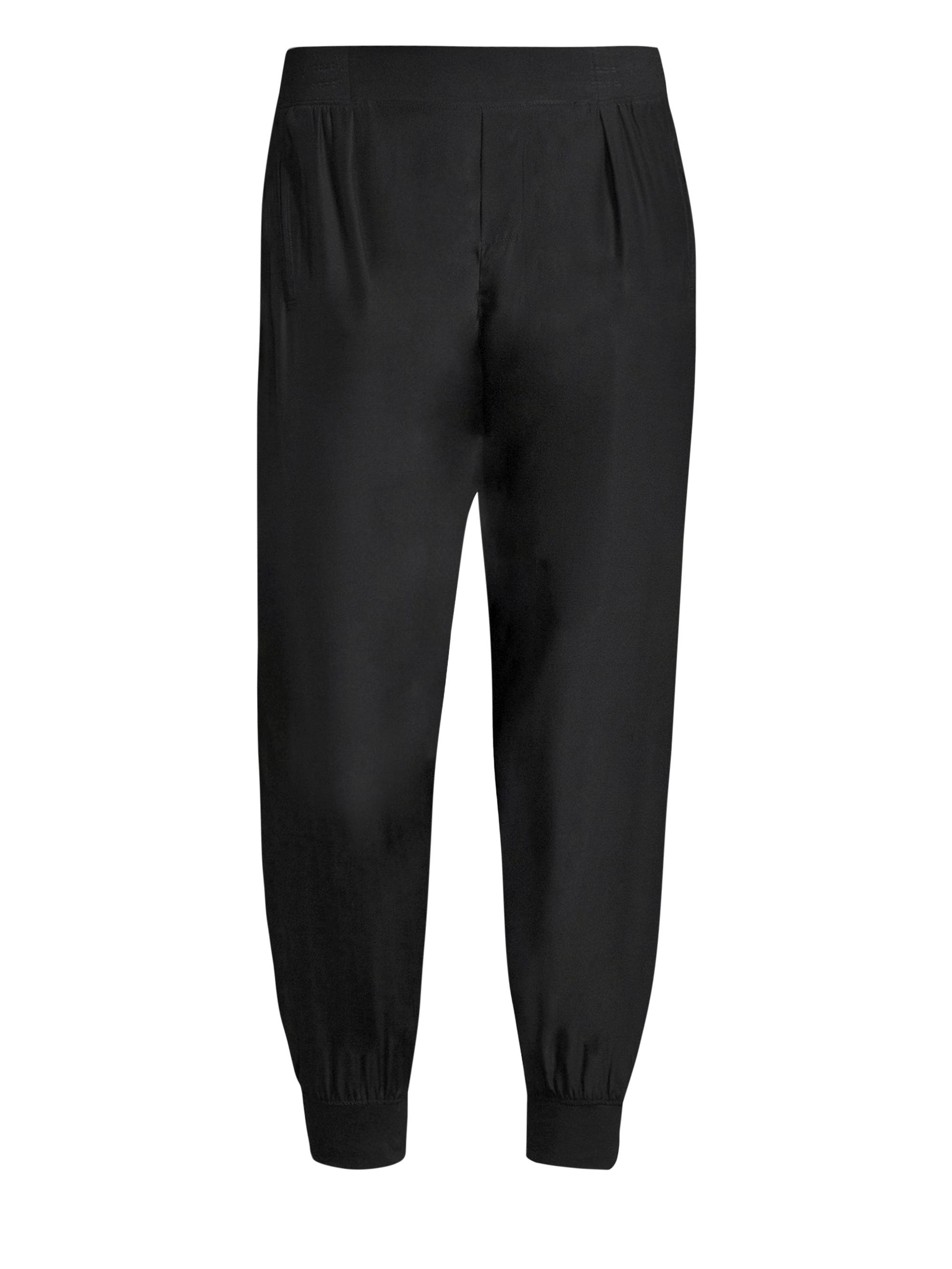 ATM Anthony Thomas Melillo Women's Pull-On Silk Pants - Black