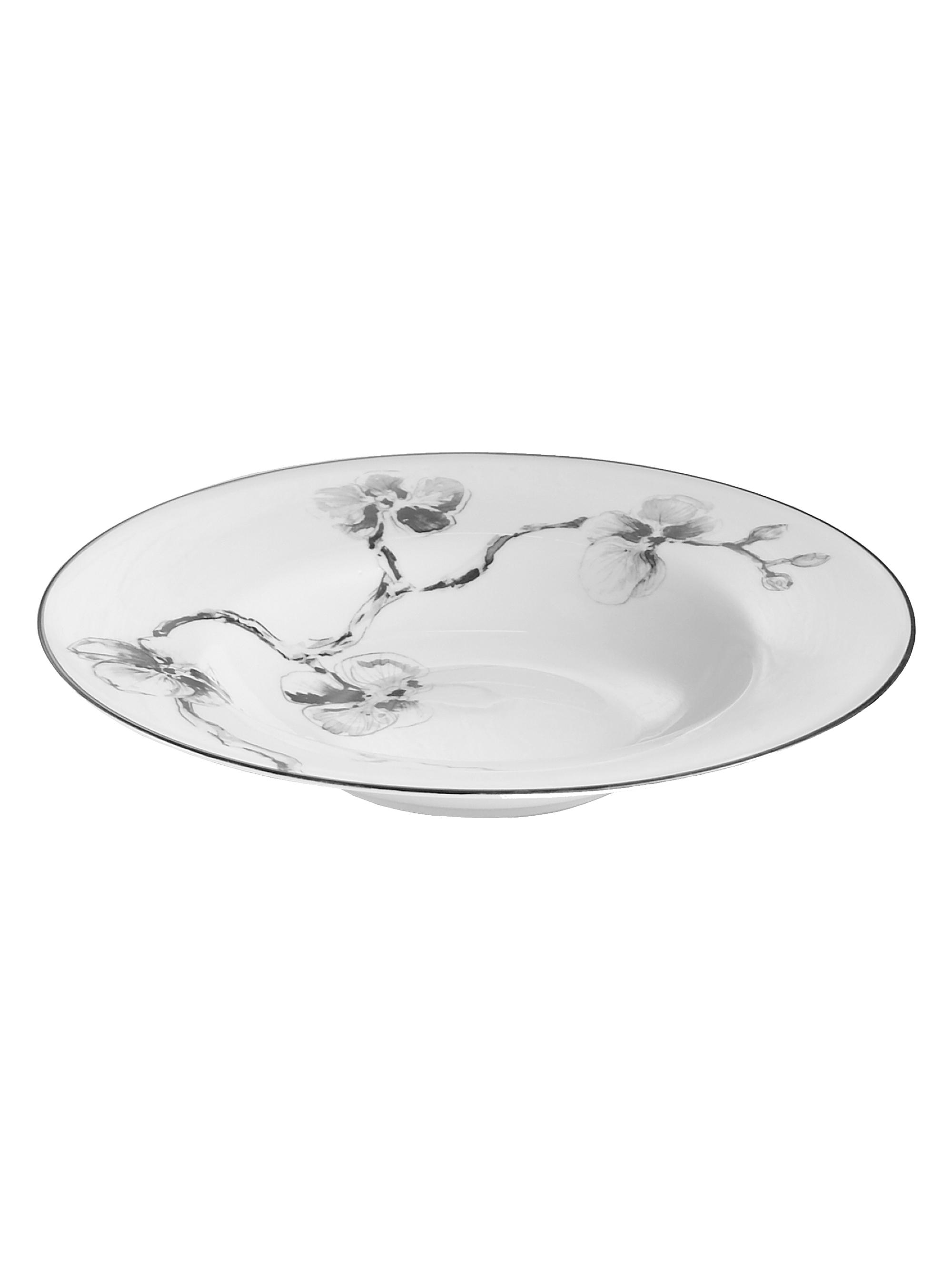 Michael Aram Black Orchid Porcelain Rimmed Bowl