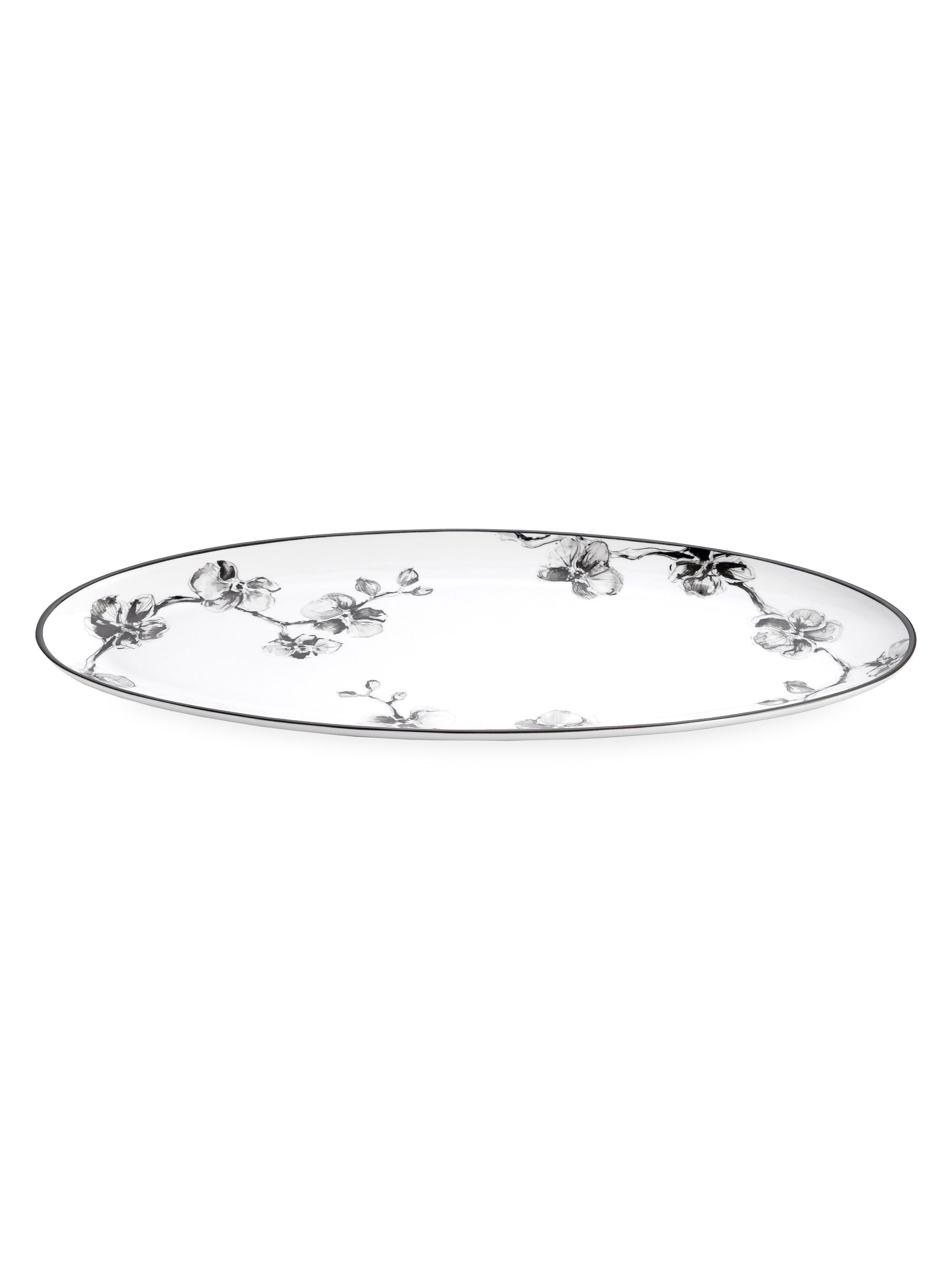 Michael Aram Black Orchid Porcelain Platter