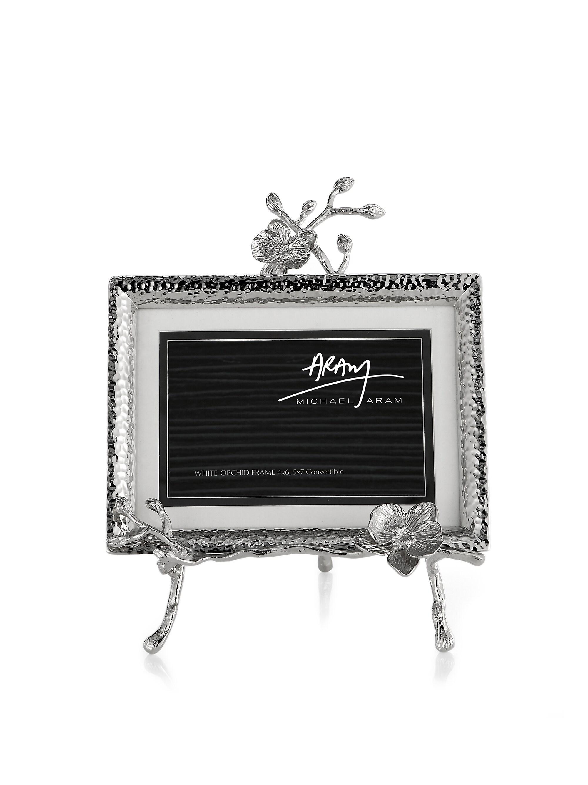 Michael Aram White Orchid Easel Frame