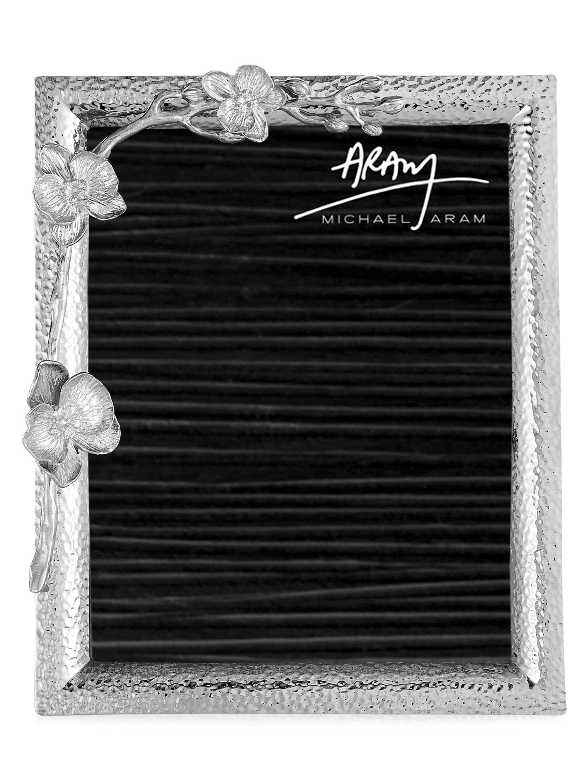 Michael Aram Personalized White Orchid Frame 8 x 10